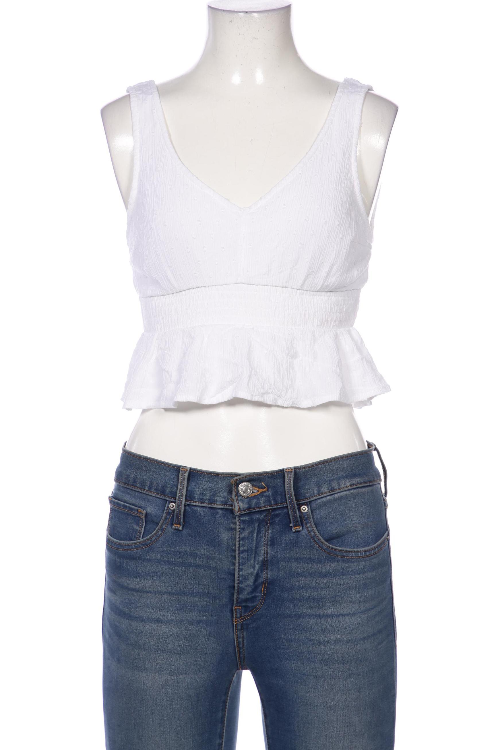 

Hollister Damen Bluse, weiß, Gr. 36