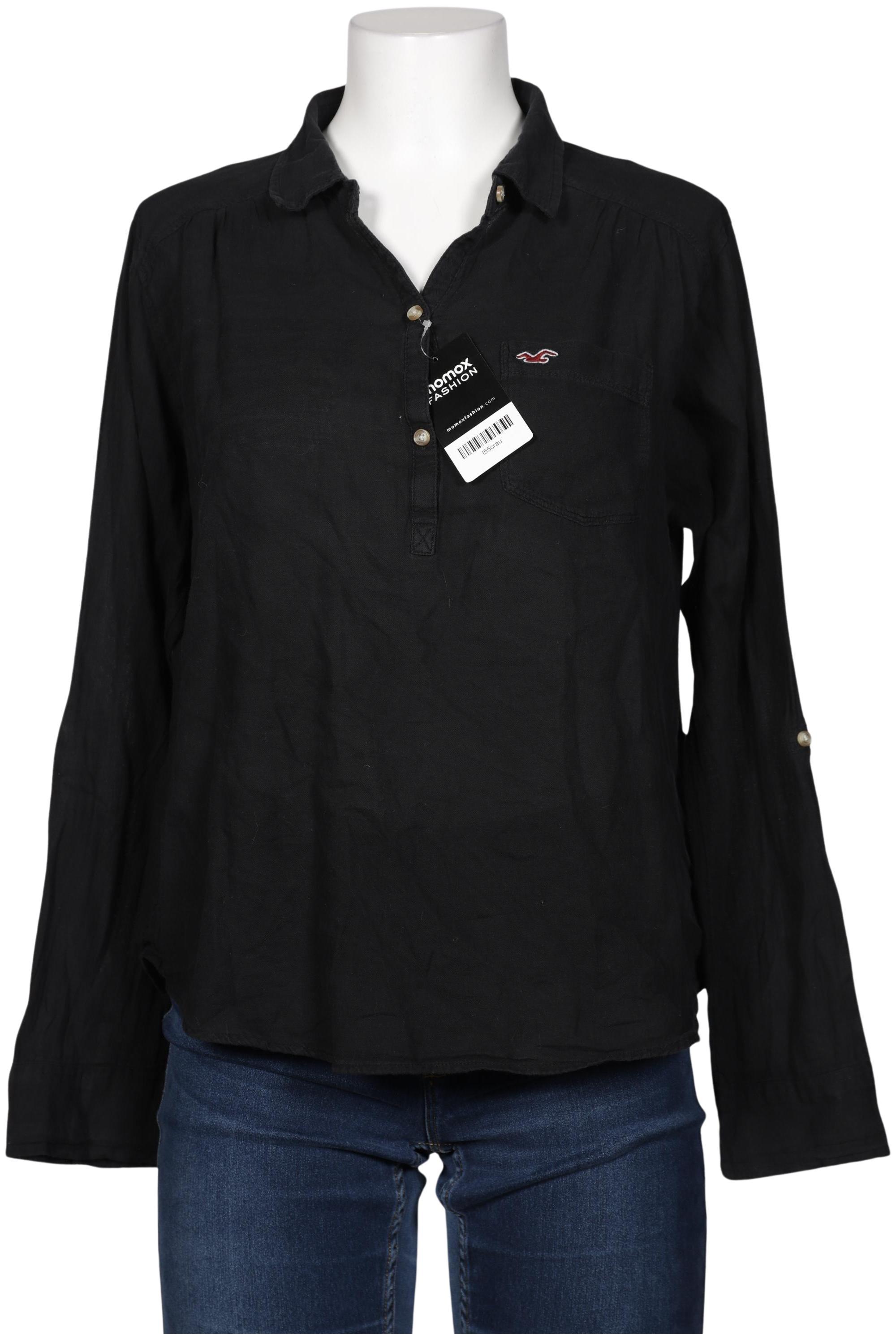 

Hollister Damen Bluse, schwarz, Gr. 42