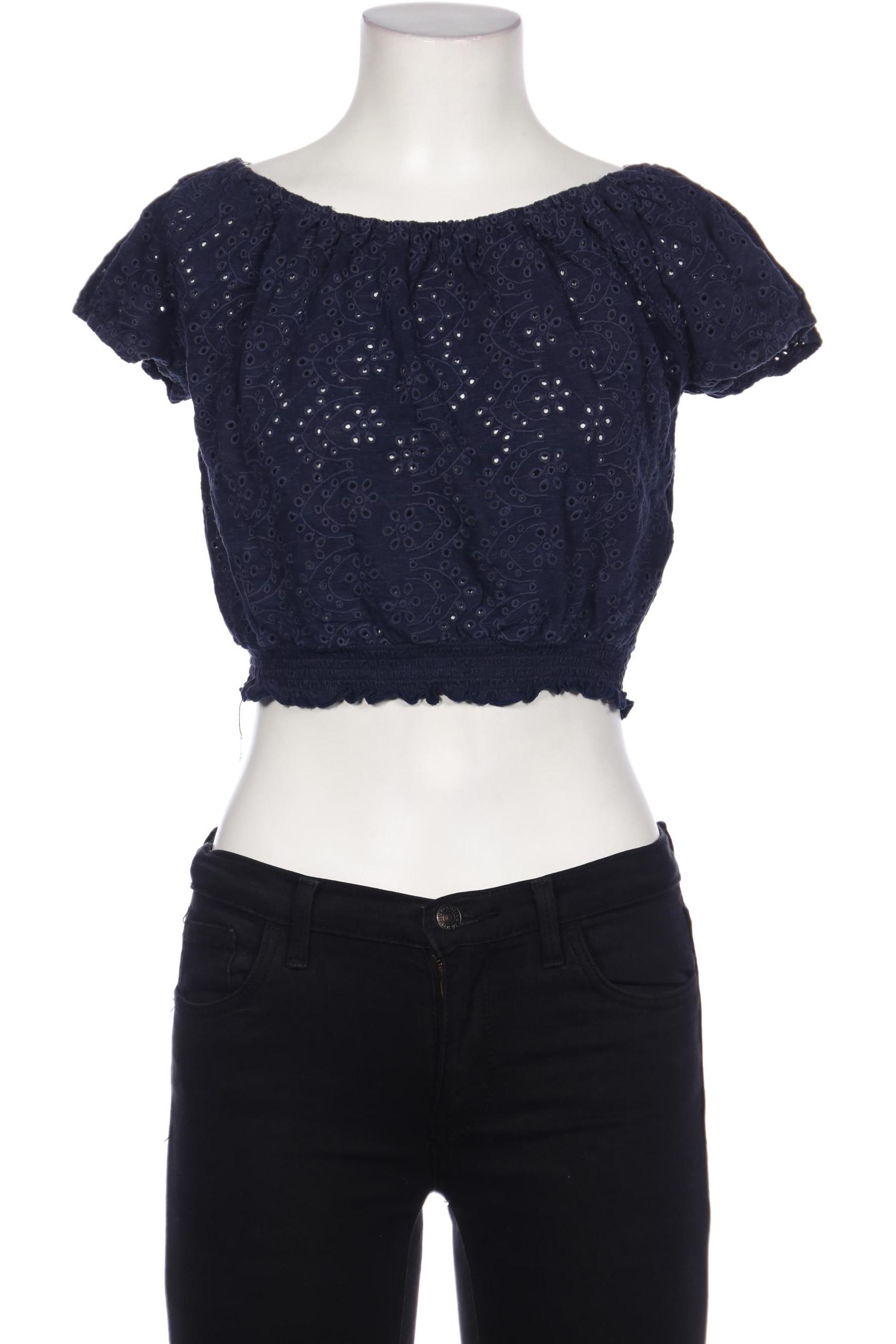 

Hollister Damen Bluse, marineblau, Gr. 36