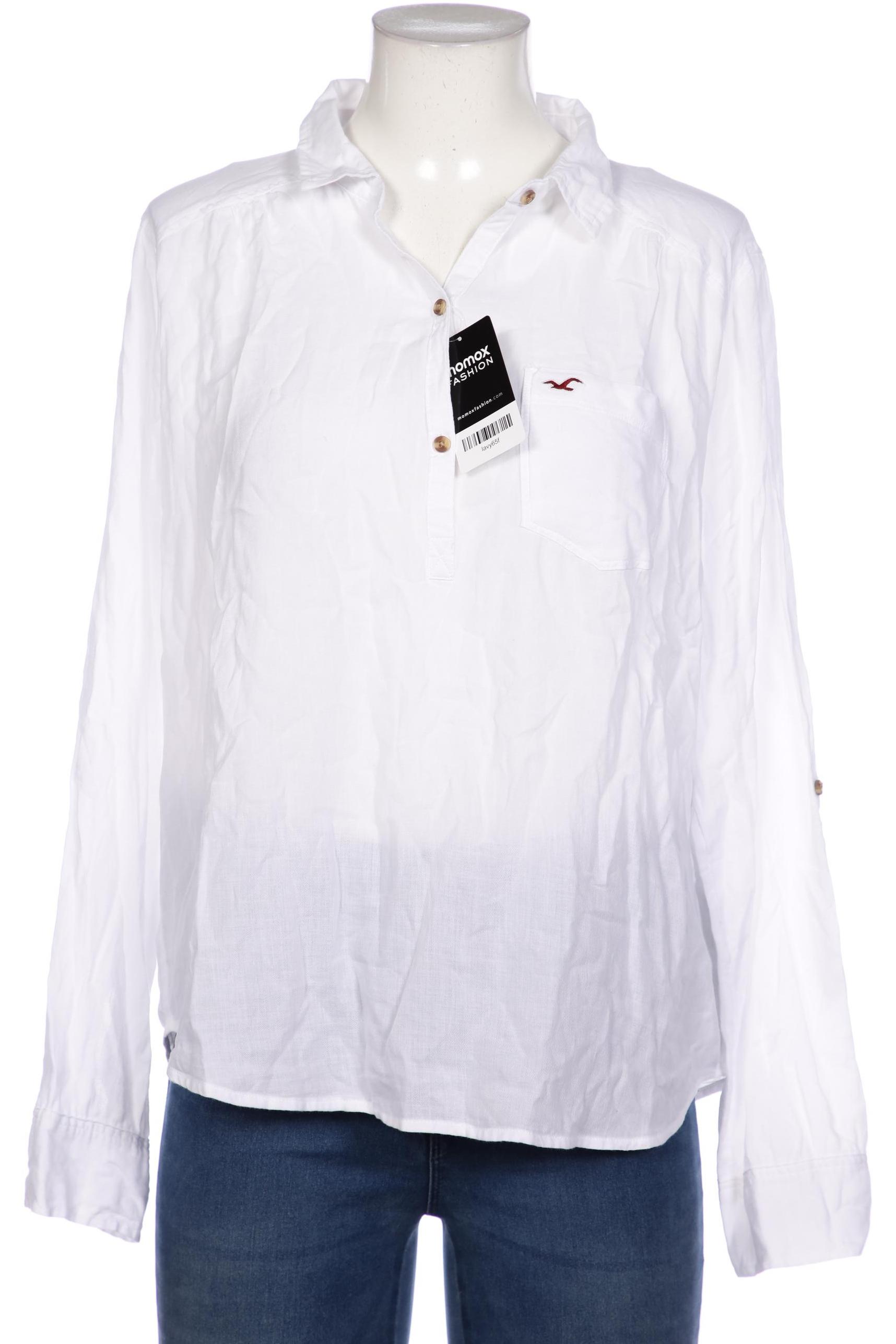 

Hollister Damen Bluse, weiß, Gr. 42
