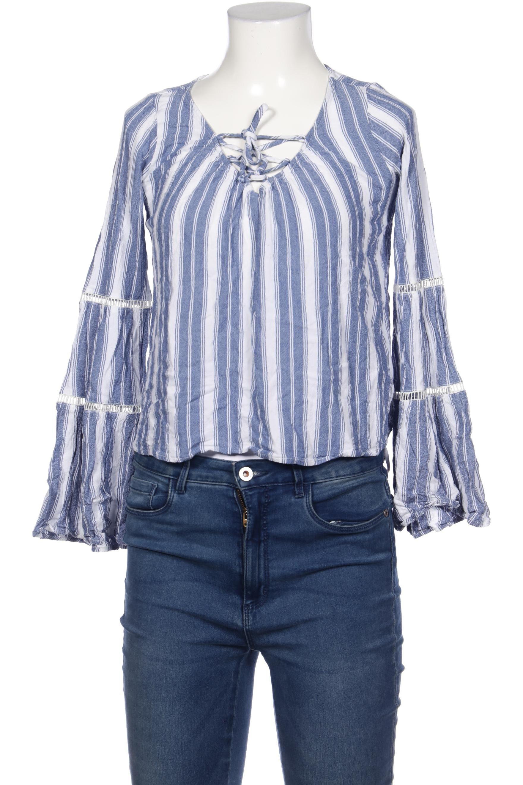 

Hollister Damen Bluse, blau, Gr. 34