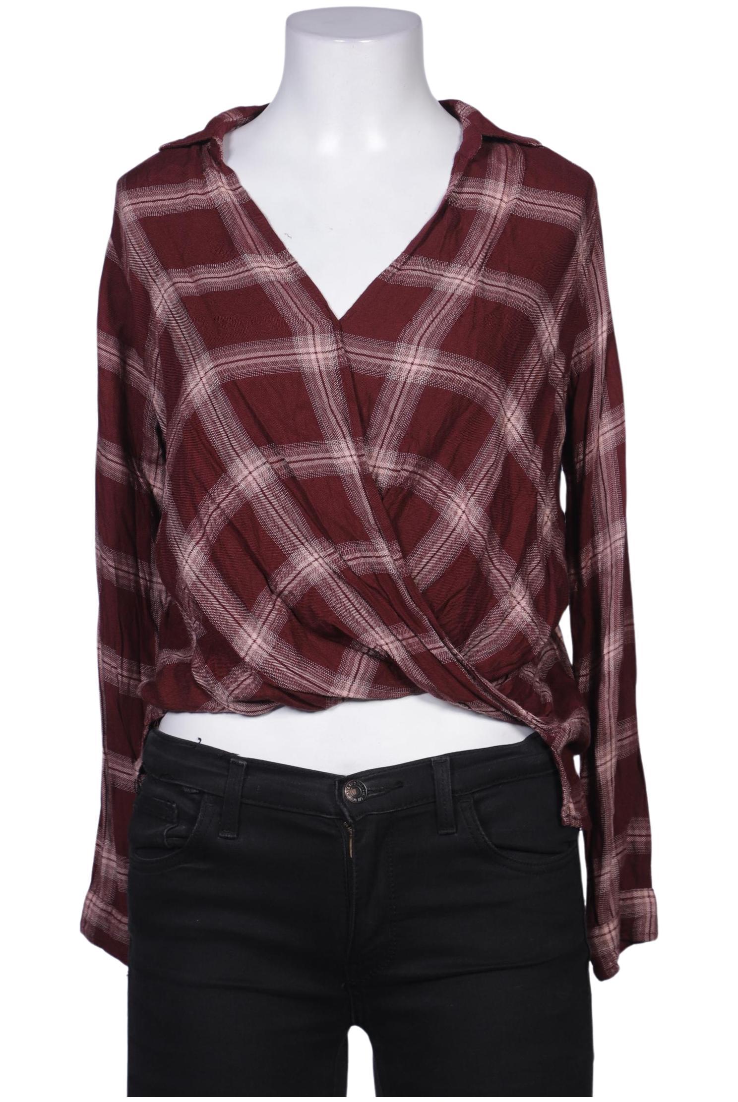 

Hollister Damen Bluse, bordeaux, Gr. 34