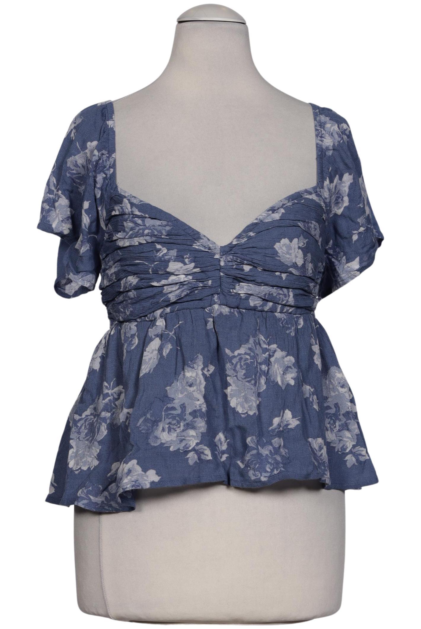 

Hollister Damen Bluse, blau, Gr. 34