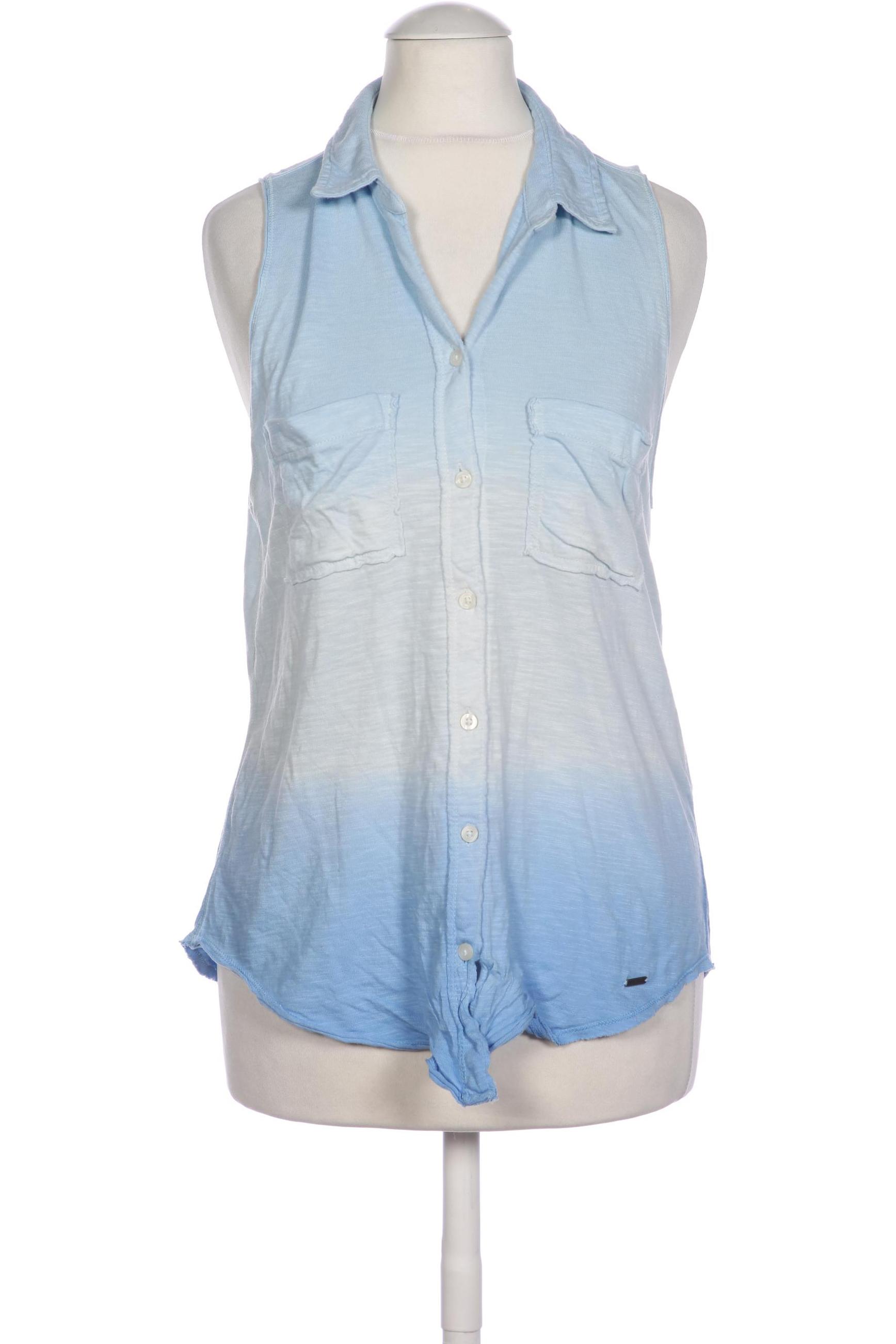

Hollister Damen Bluse, blau, Gr. 34