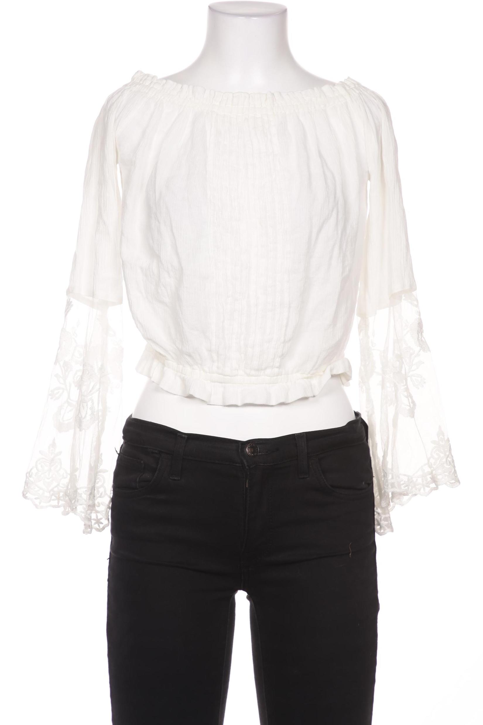 

Hollister Damen Bluse, weiß, Gr. 36