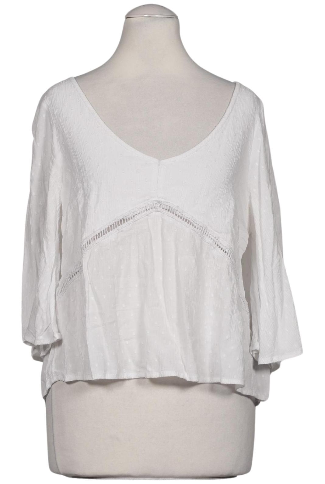

Hollister Damen Bluse, weiß, Gr. 36