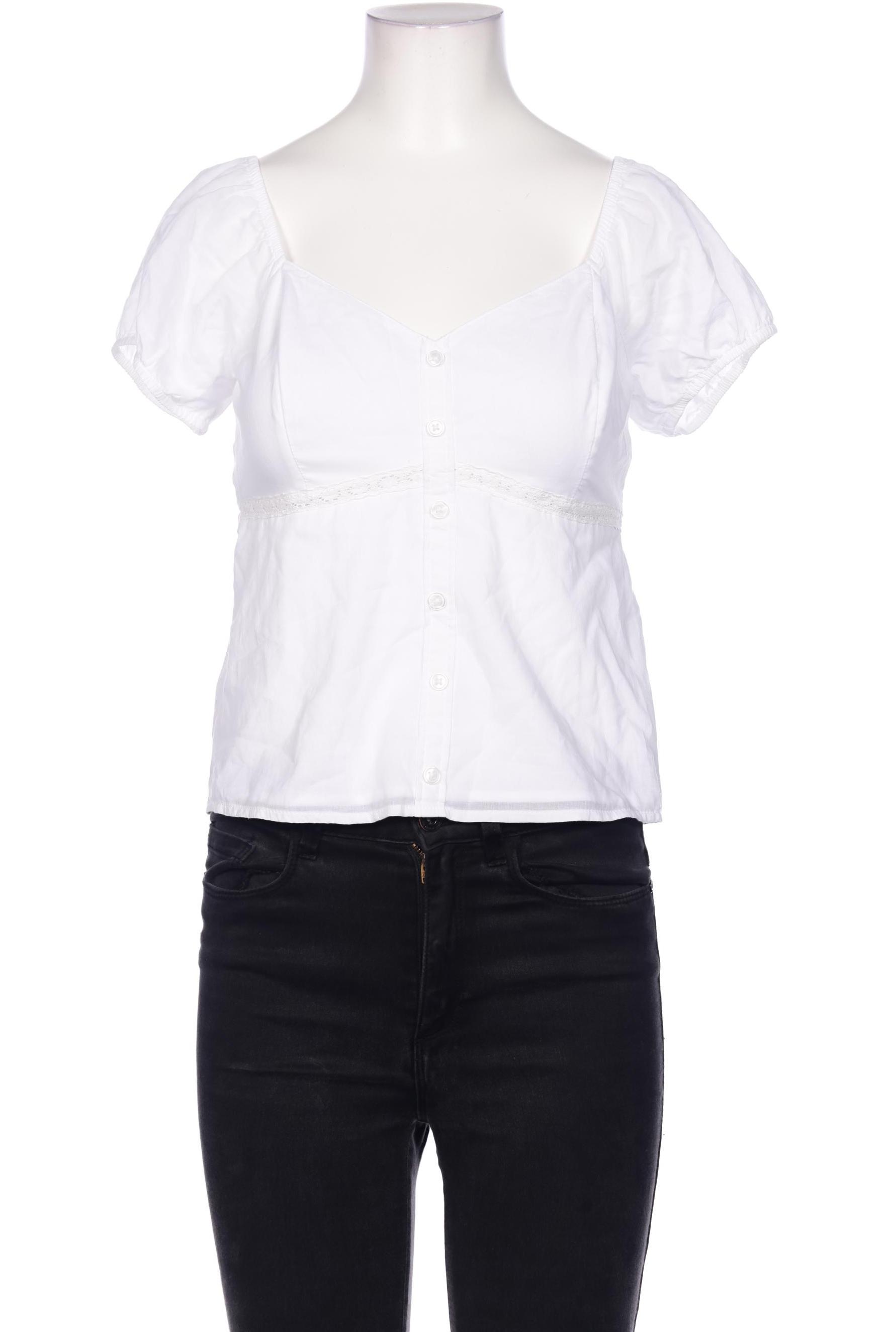 

Hollister Damen Bluse, weiß, Gr. 36