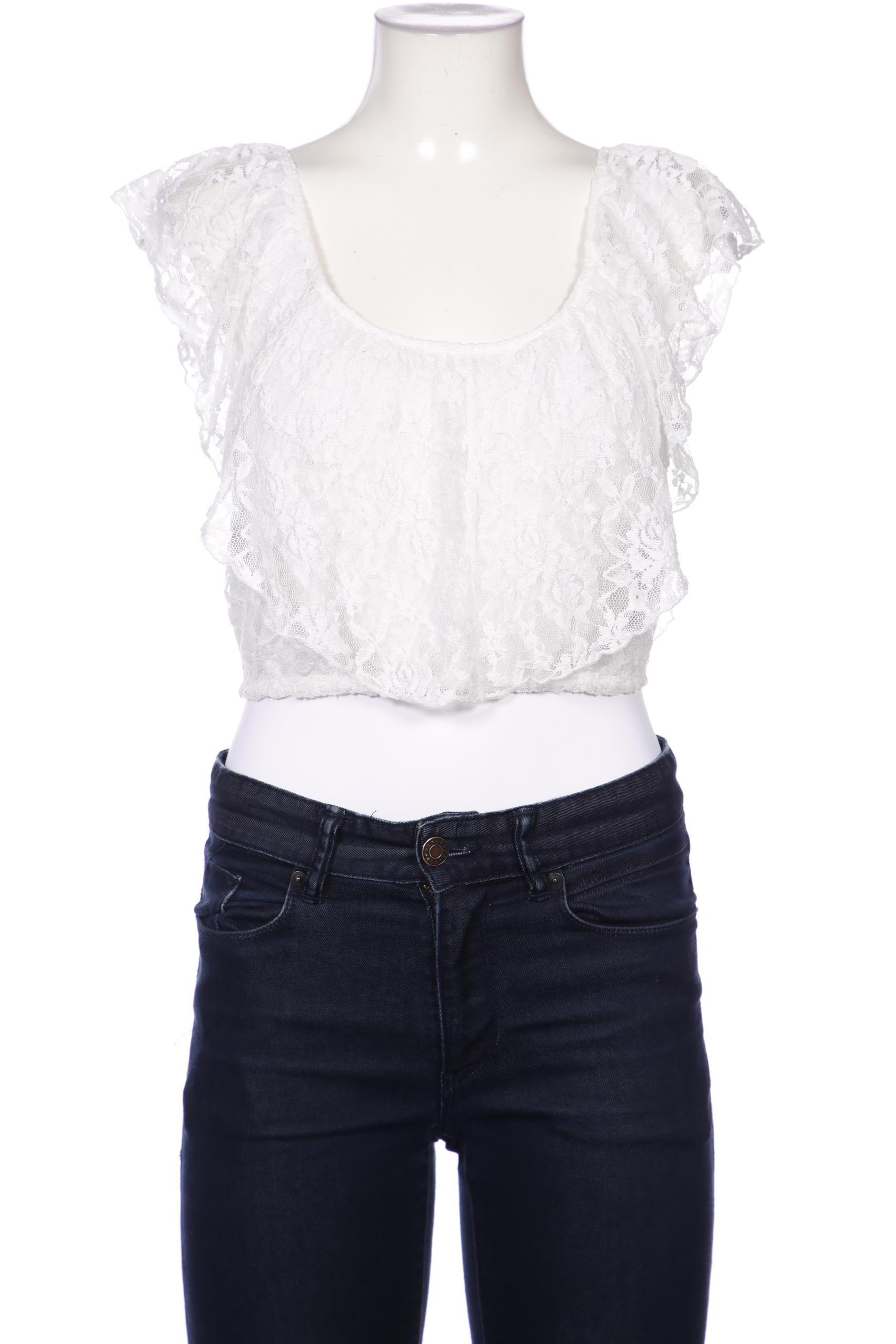

Hollister Damen Bluse, weiß, Gr. 42