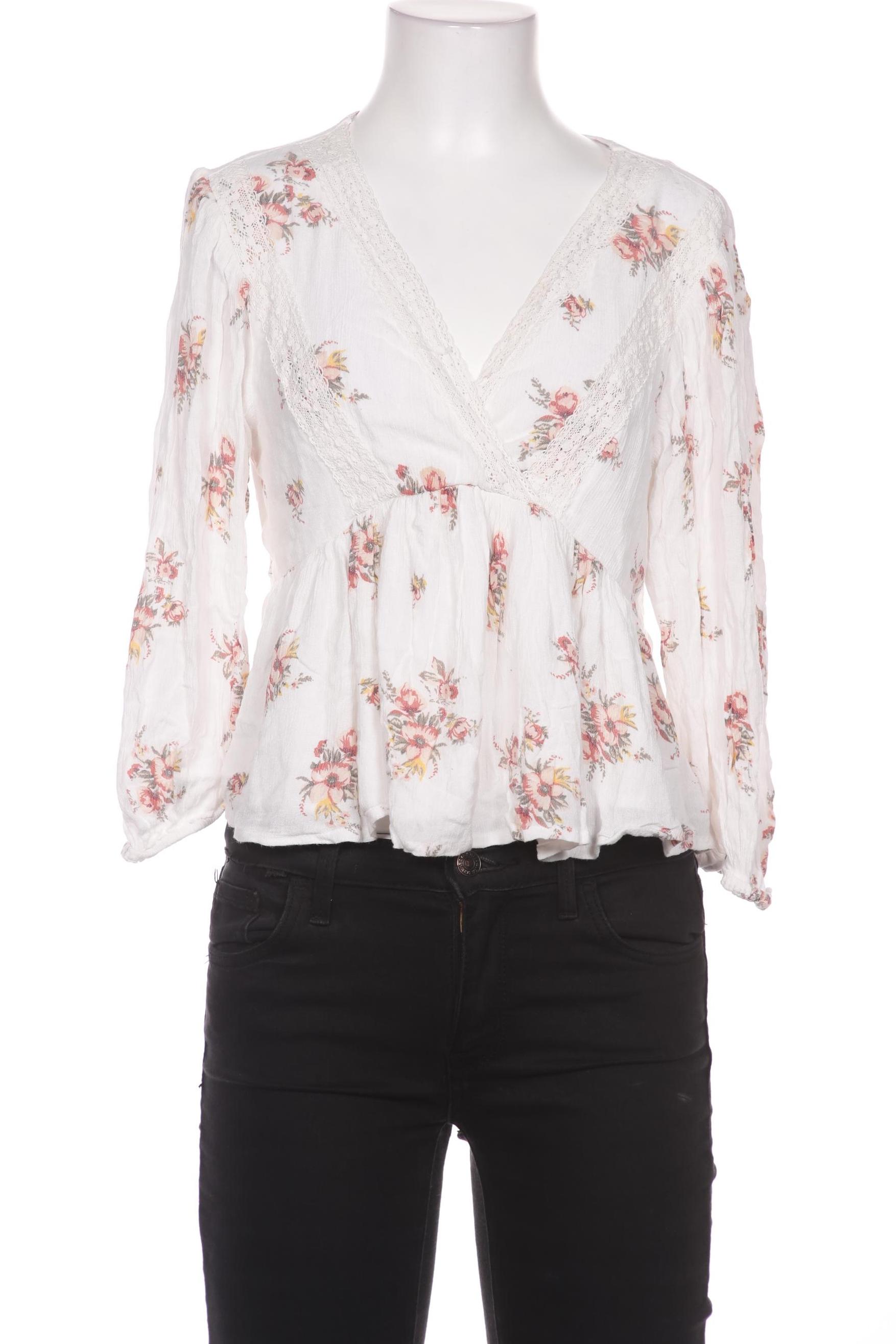

Hollister Damen Bluse, weiß, Gr. 34