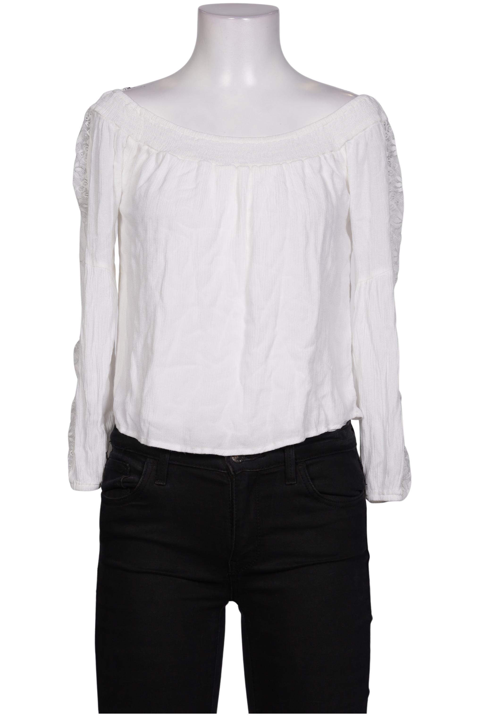 

Hollister Damen Bluse, weiß, Gr. 36