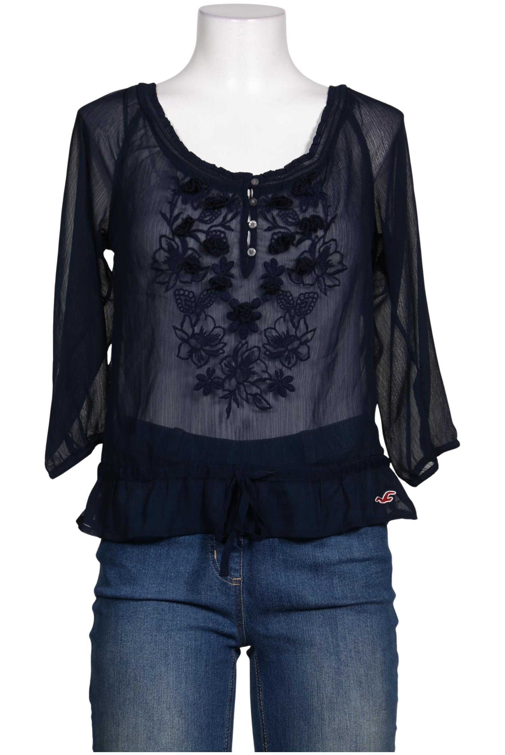 

Hollister Damen Bluse, marineblau, Gr. 38