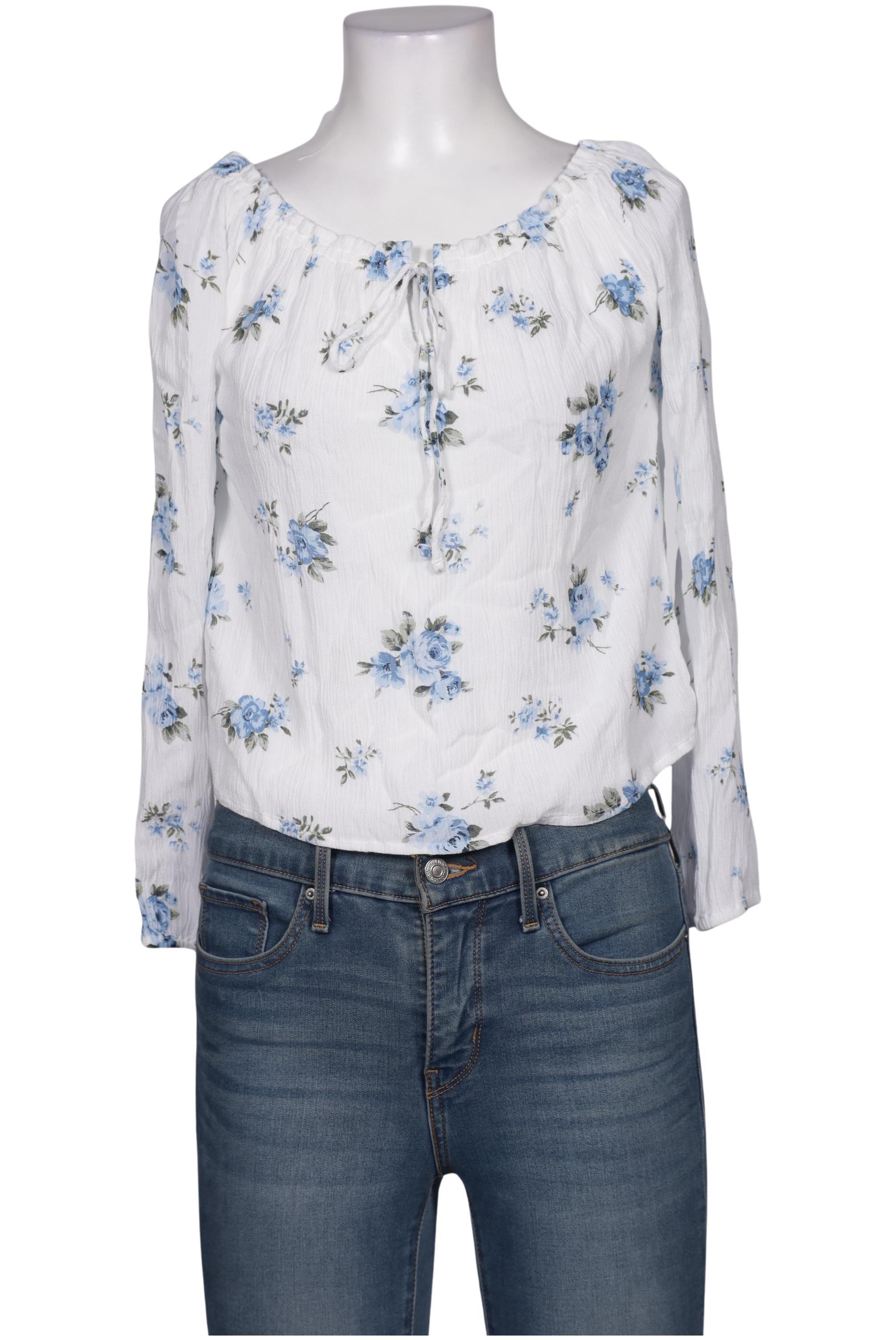 

Hollister Damen Bluse, weiß, Gr. 36