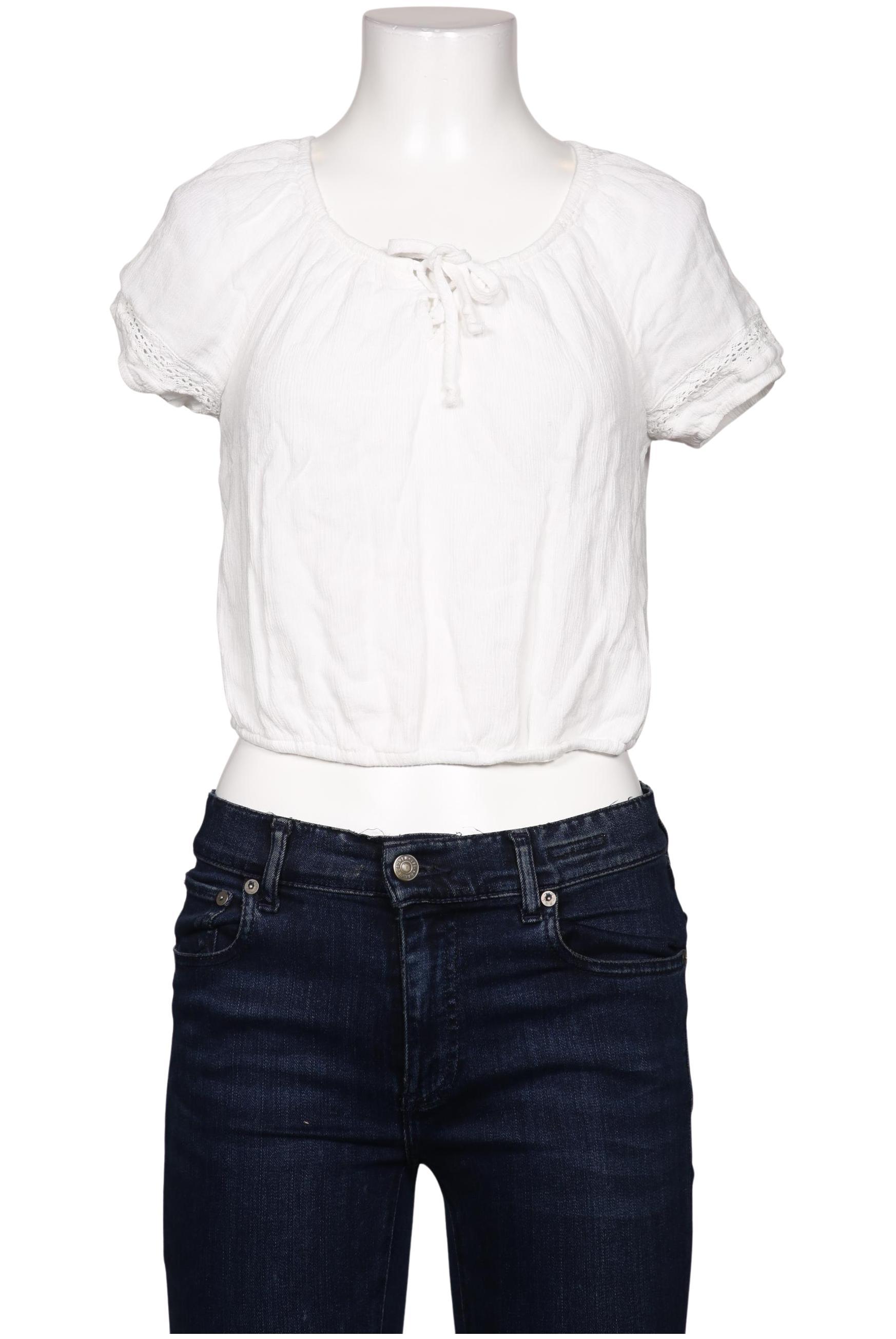 

Hollister Damen Bluse, weiß, Gr. 36