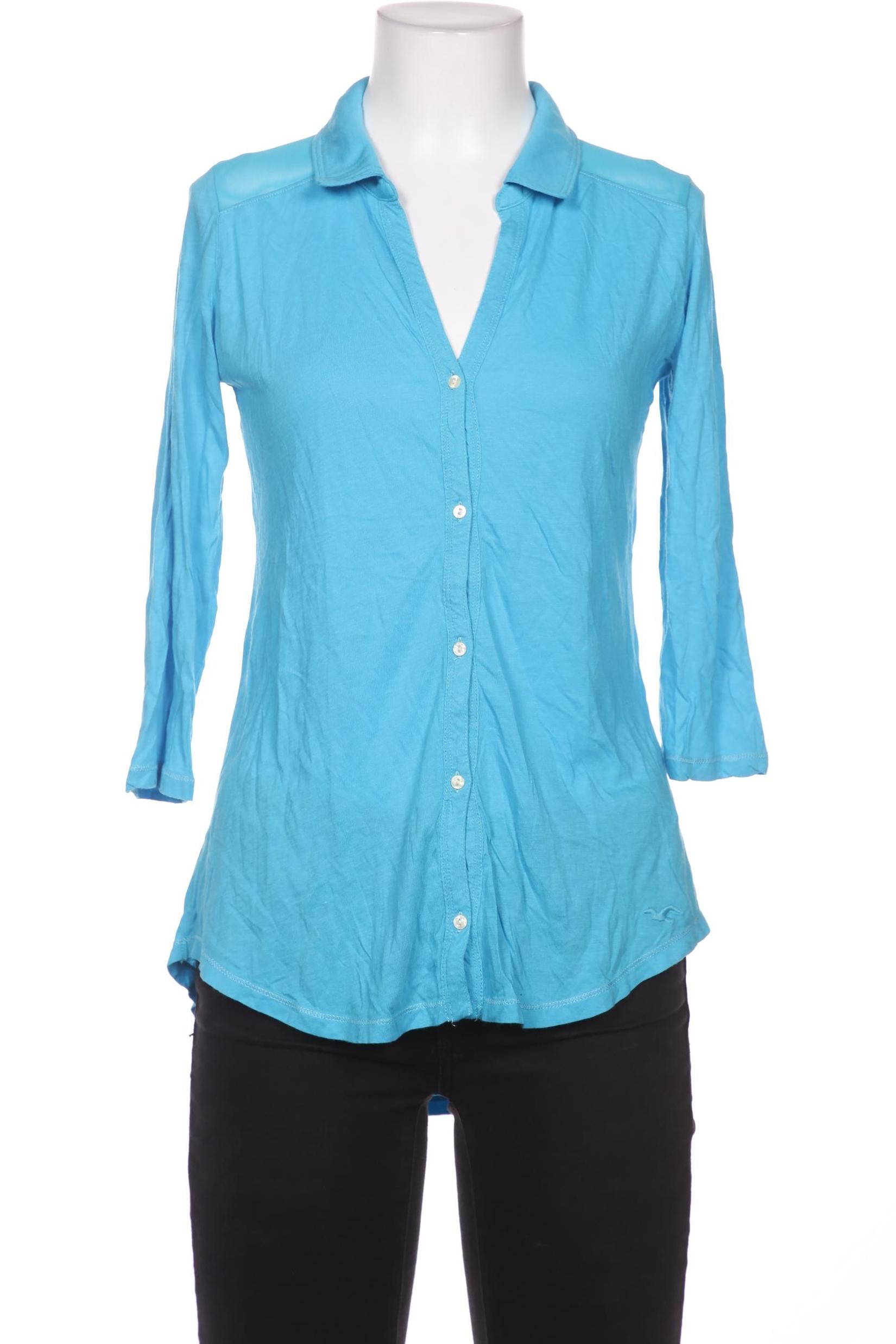 

Hollister Damen Bluse, blau, Gr. 36