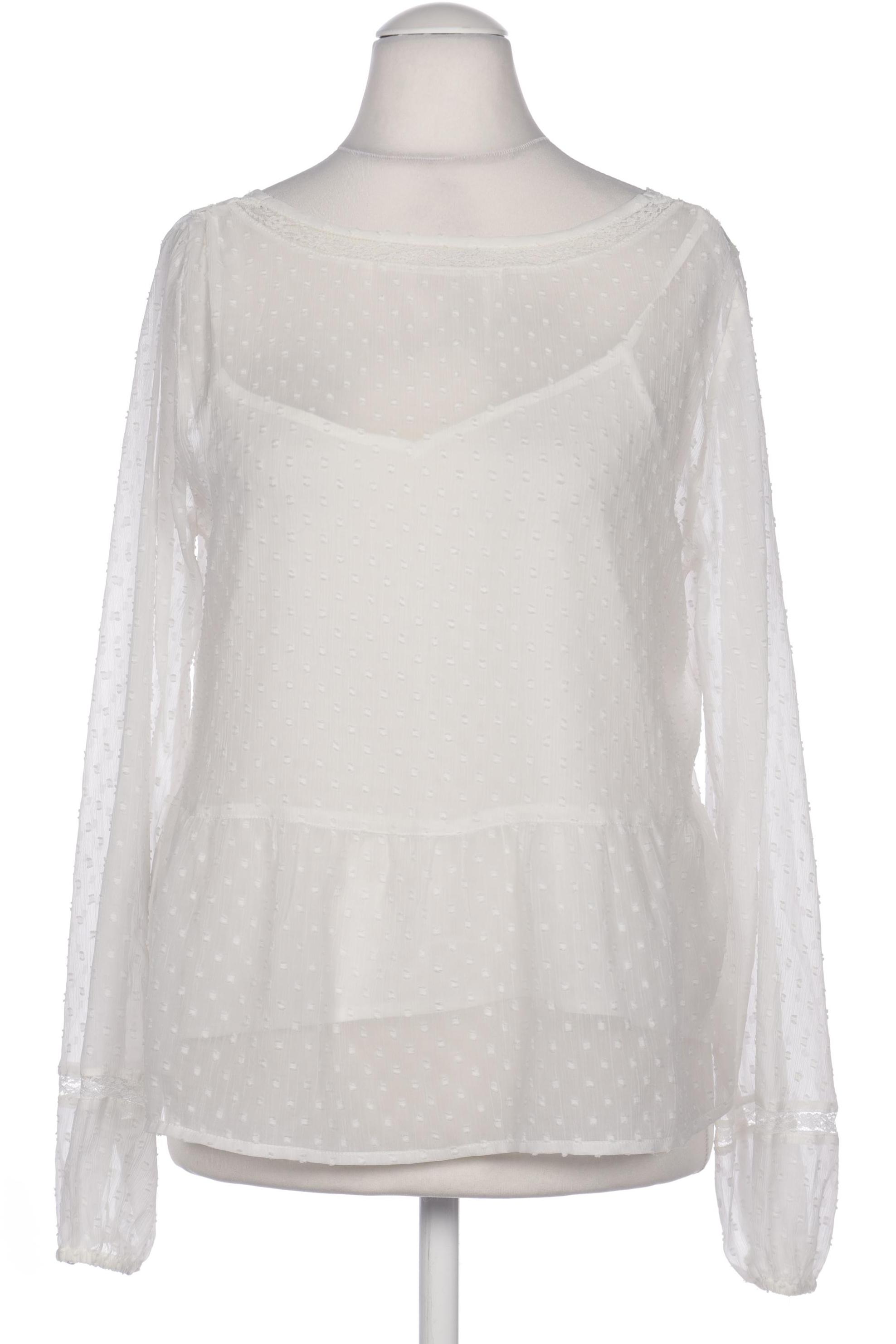 

Hollister Damen Bluse, cremeweiß, Gr. 38