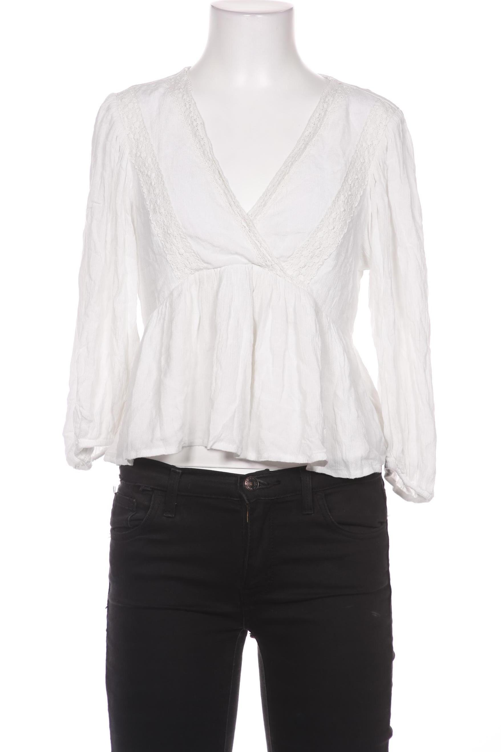 

Hollister Damen Bluse, weiß, Gr. 34