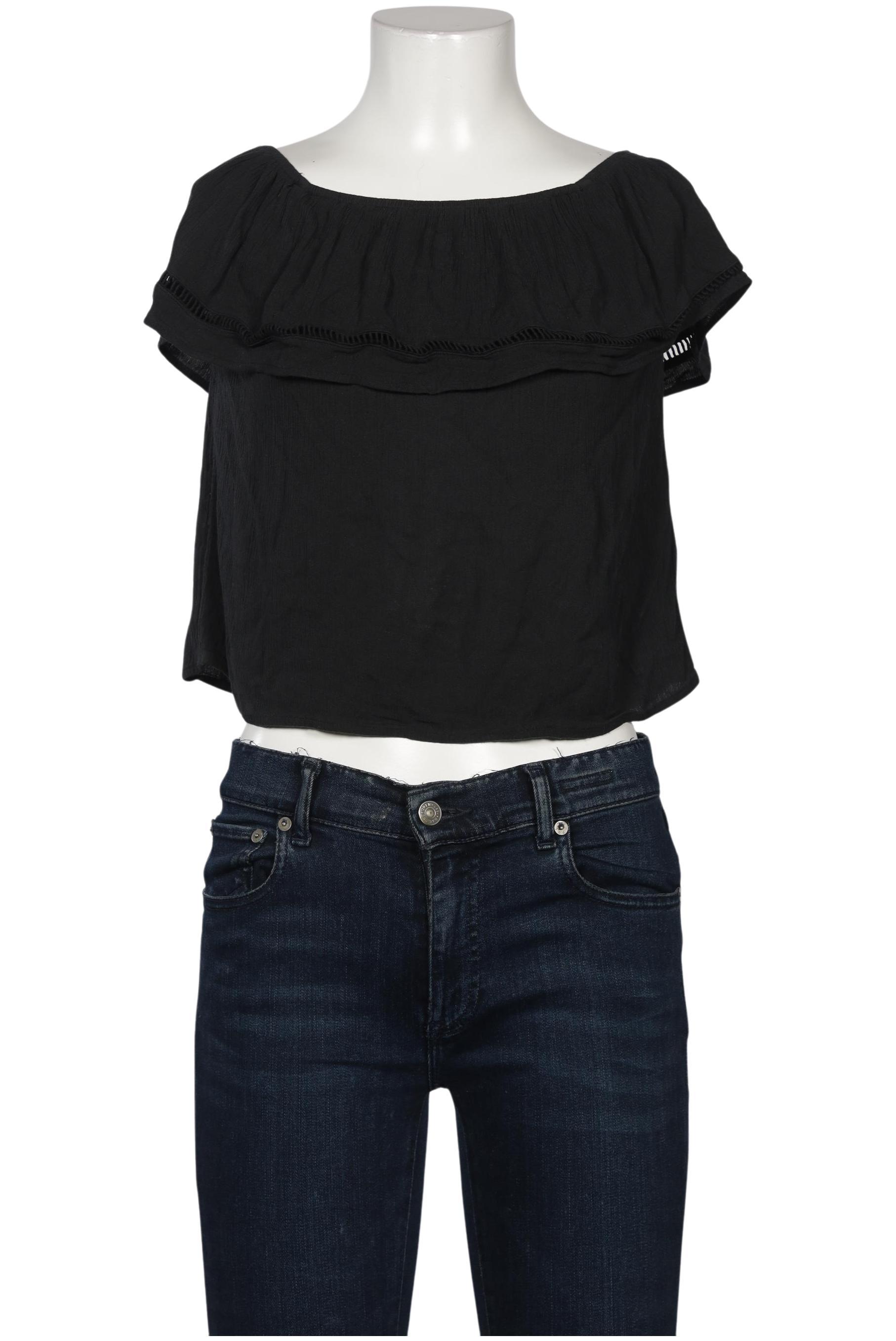 

Hollister Damen Bluse, schwarz, Gr. 36