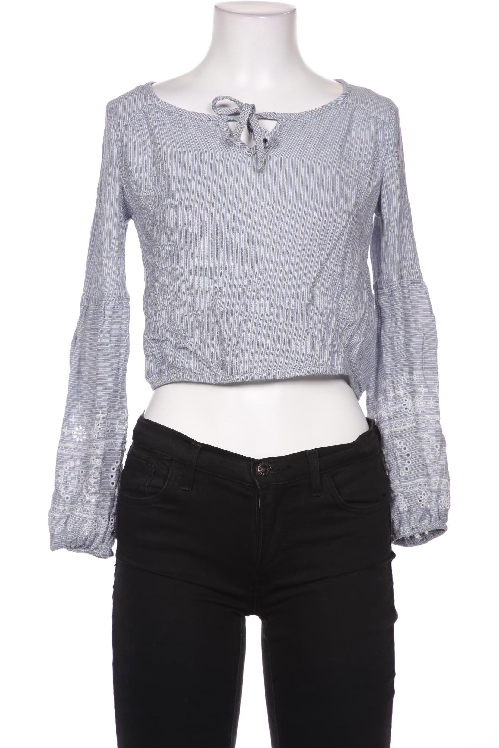

Hollister Damen Bluse, blau, Gr. 34