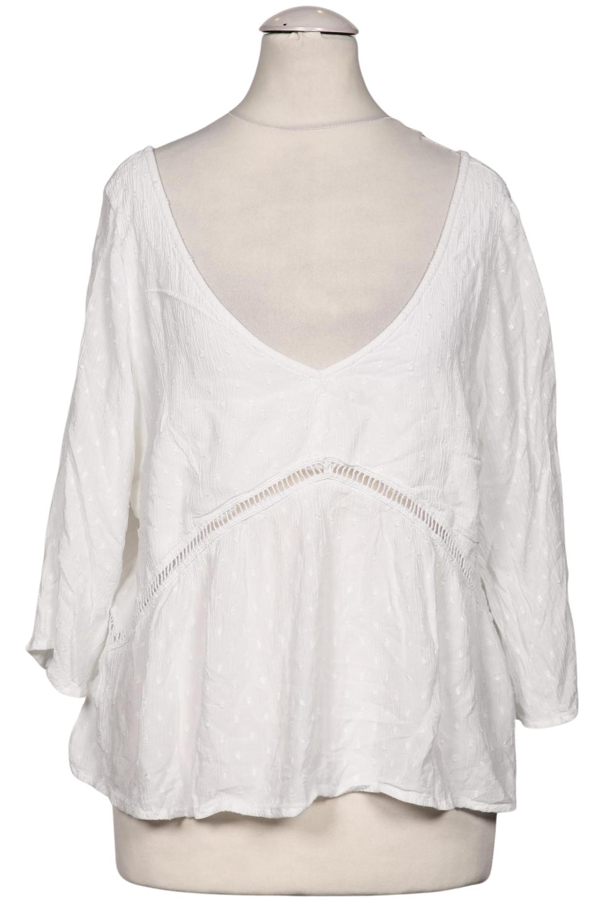 

Hollister Damen Bluse, weiß, Gr. 42