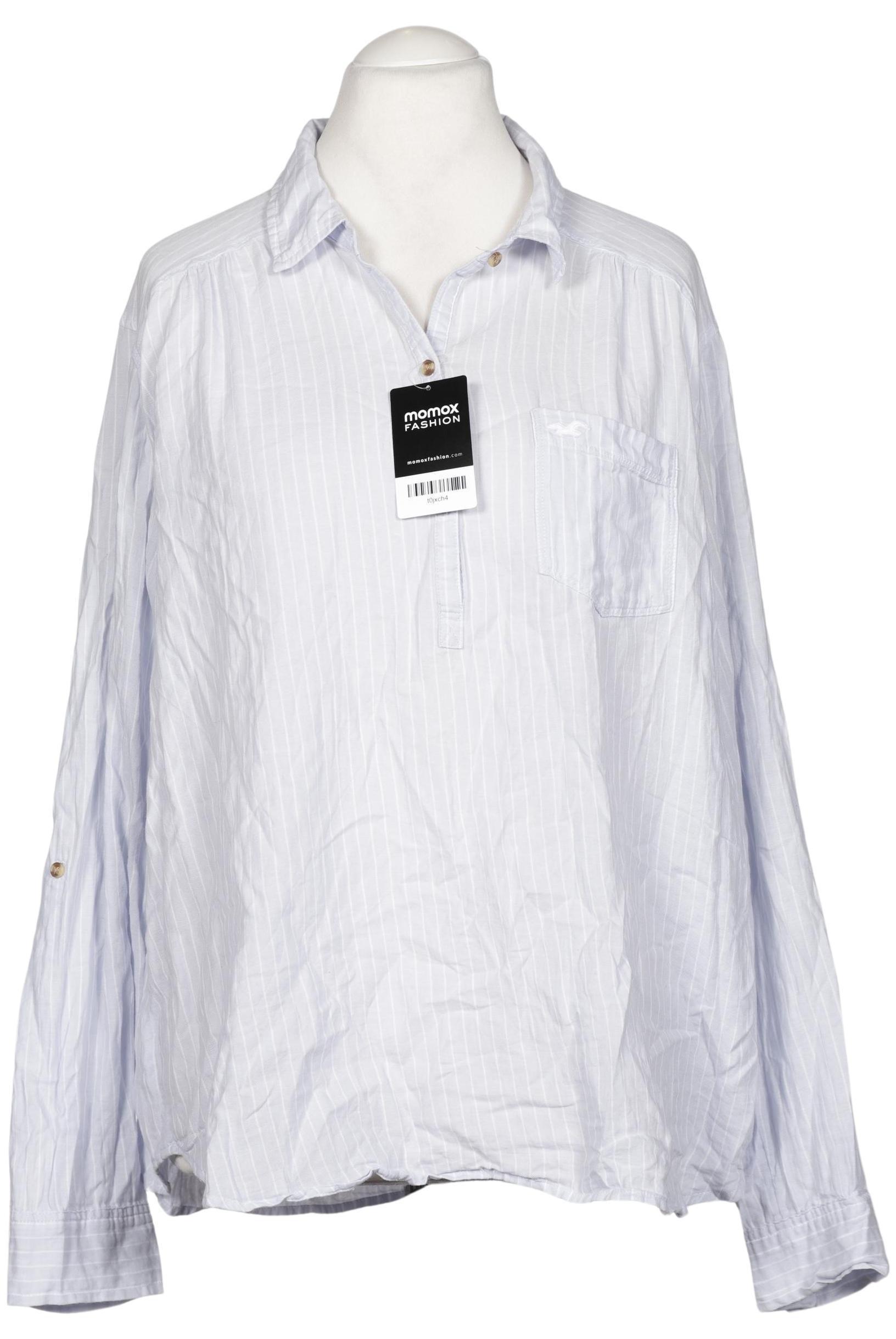 

Hollister Damen Bluse, hellblau, Gr. 46