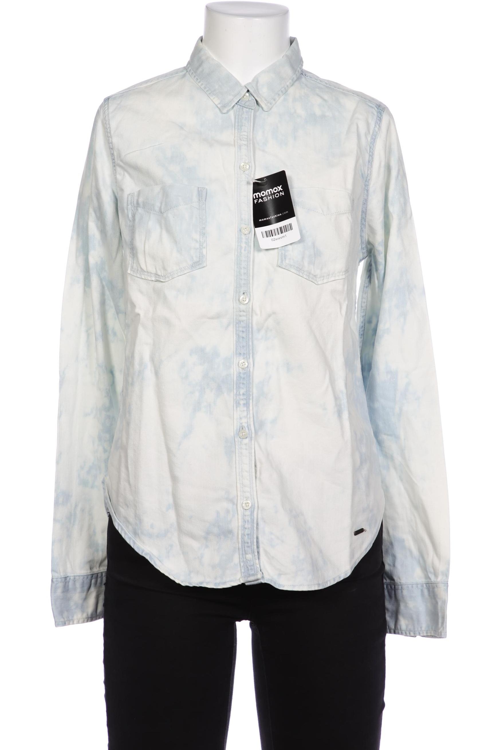 

Hollister Damen Bluse, hellblau, Gr. 36