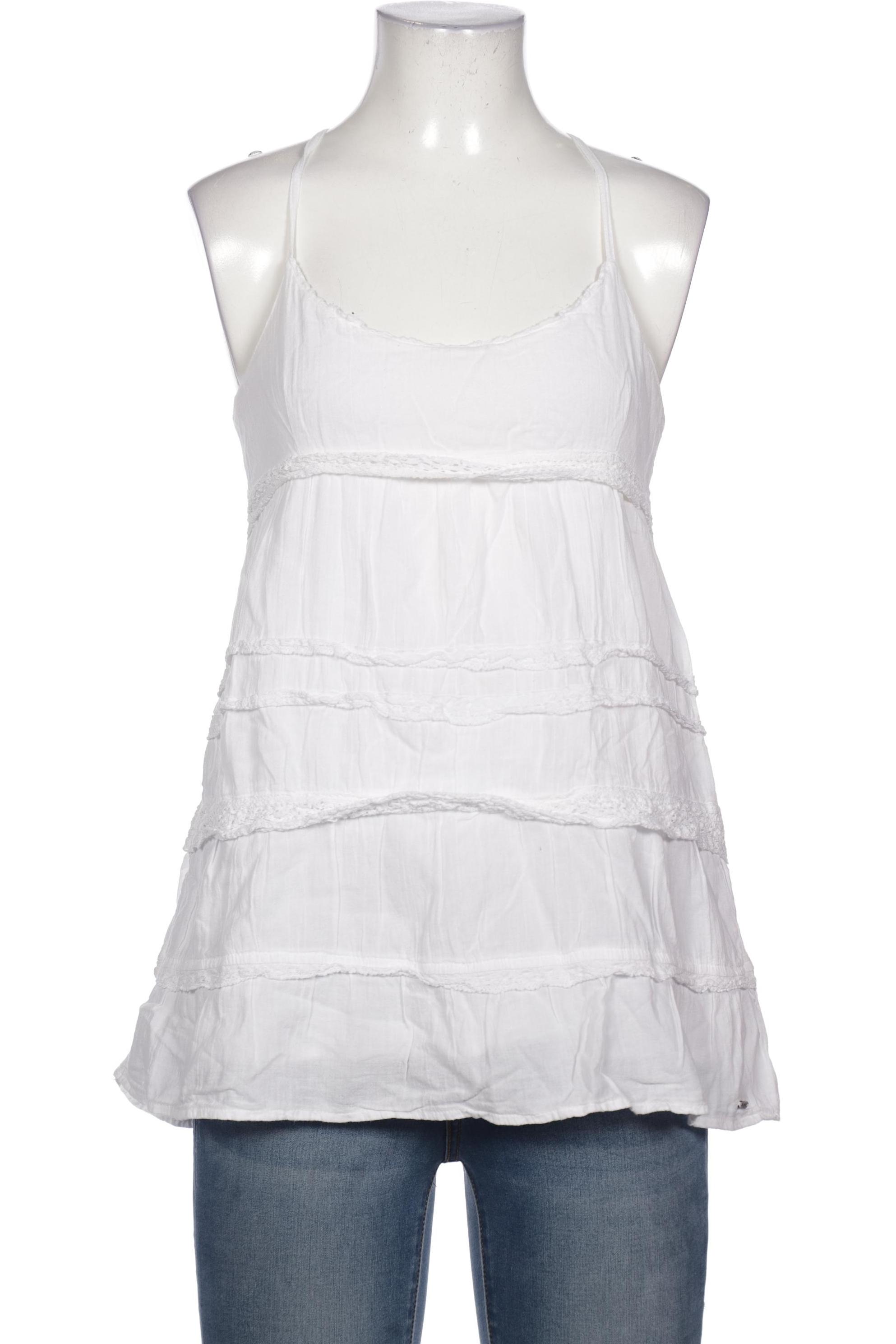 

Hollister Damen Bluse, weiß, Gr. 36