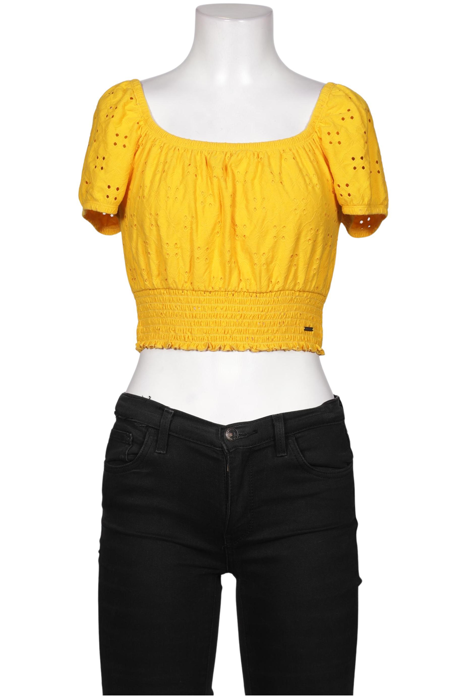 

Hollister Damen Bluse, gelb, Gr. 36
