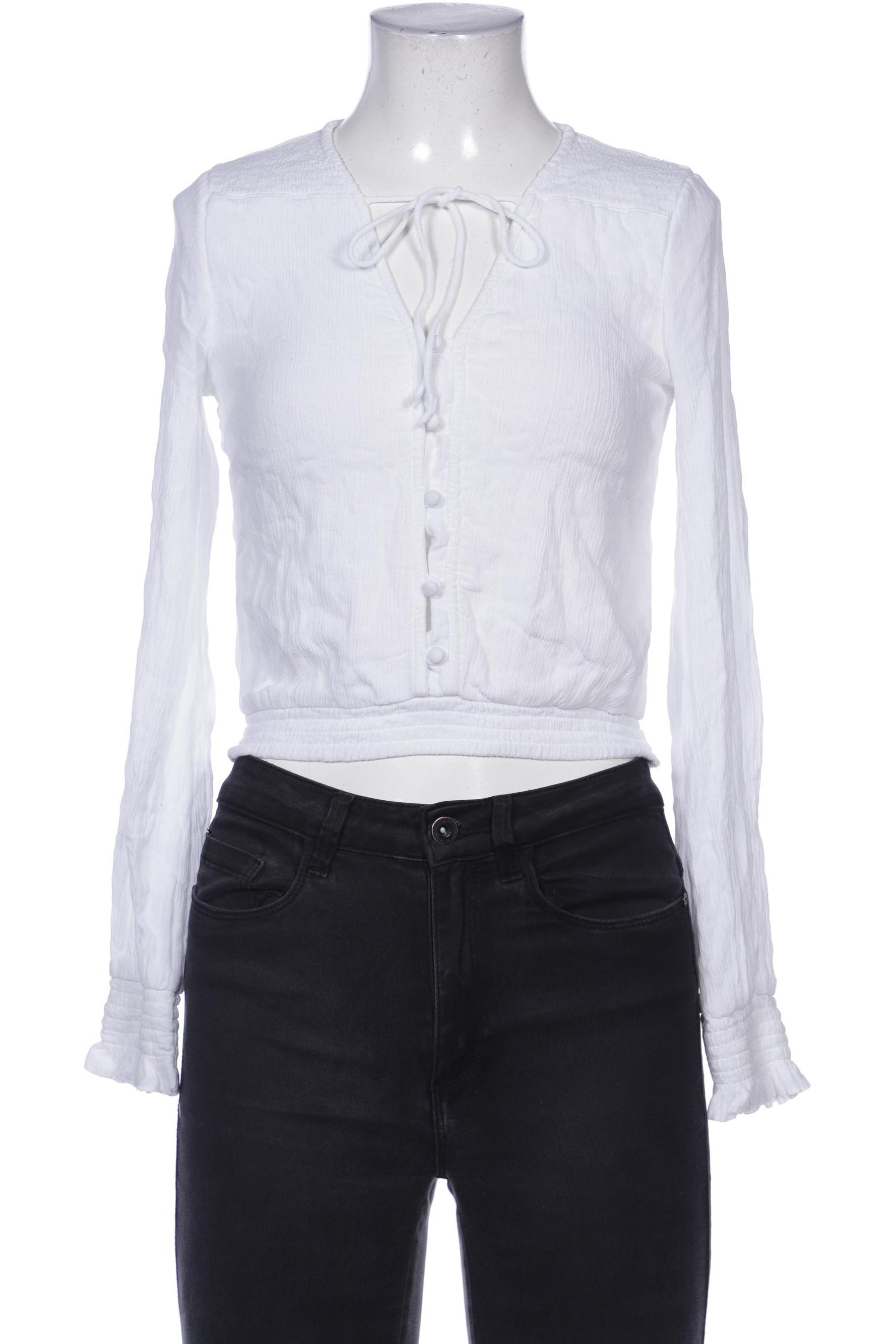 

Hollister Damen Bluse, weiß, Gr. 34