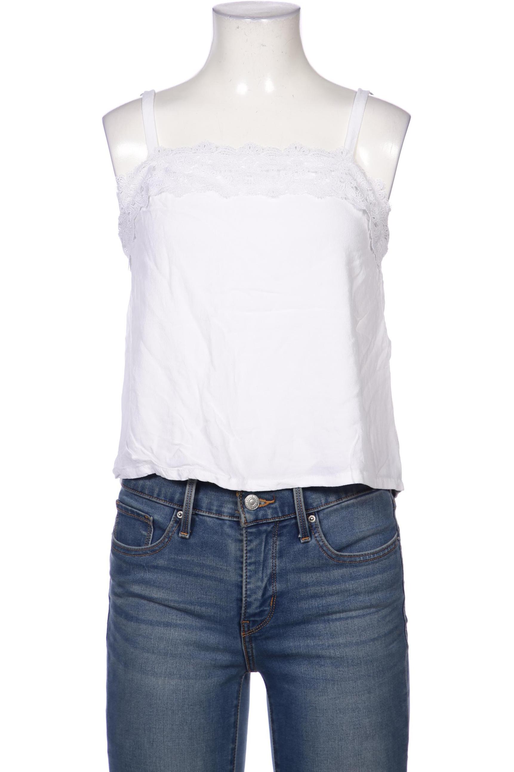 

Hollister Damen Bluse, weiß, Gr. 36