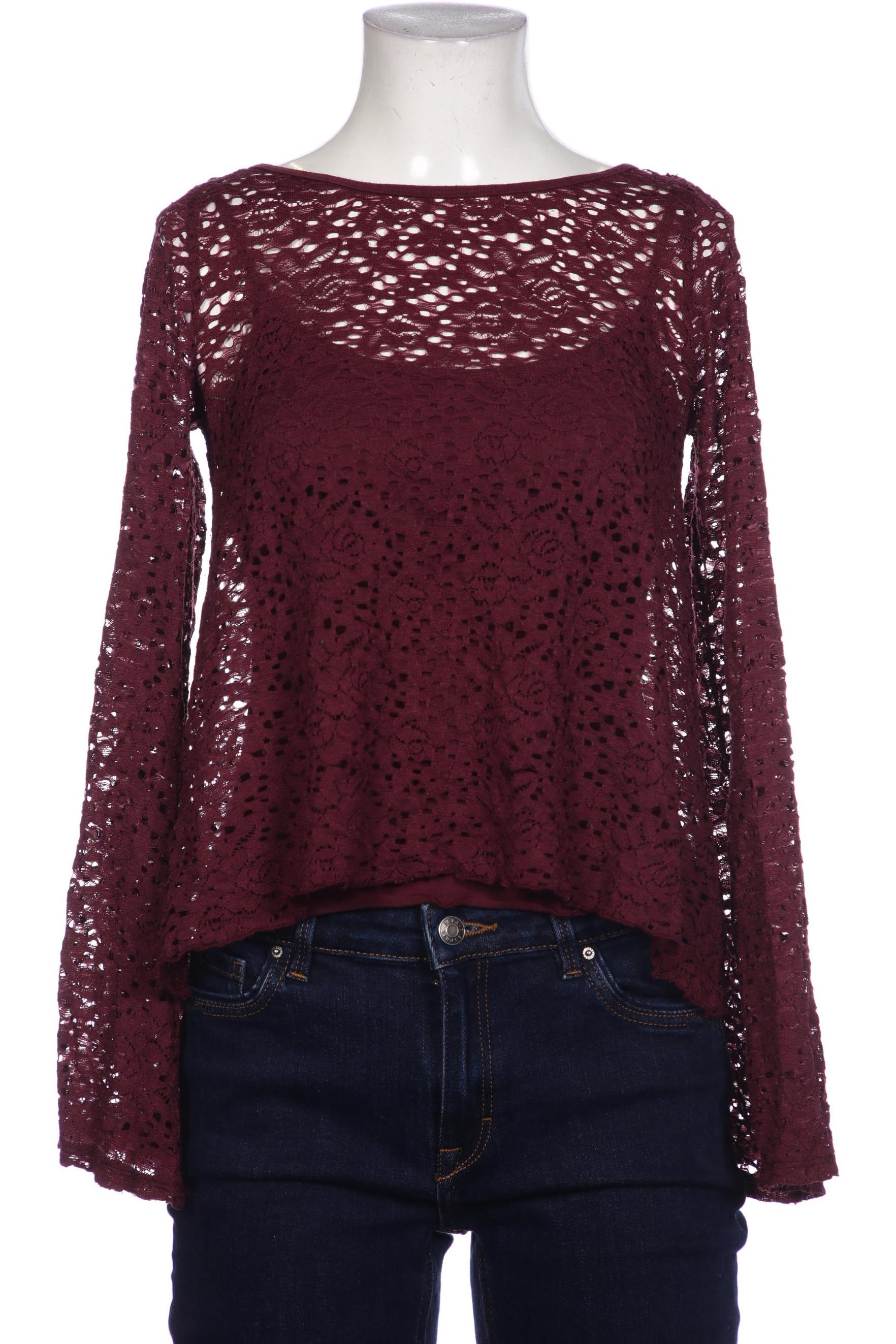 

Hollister Damen Bluse, bordeaux, Gr. 34
