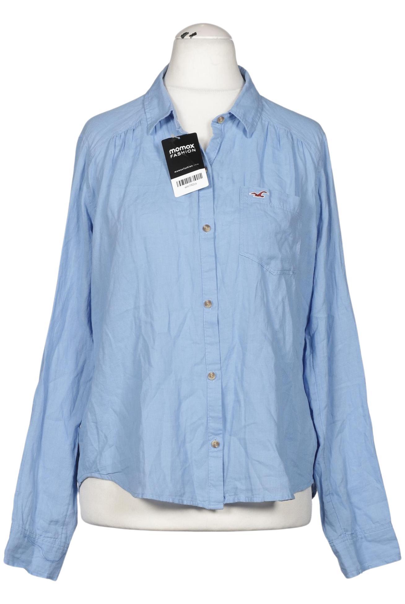 

Hollister Damen Bluse, hellblau, Gr. 38