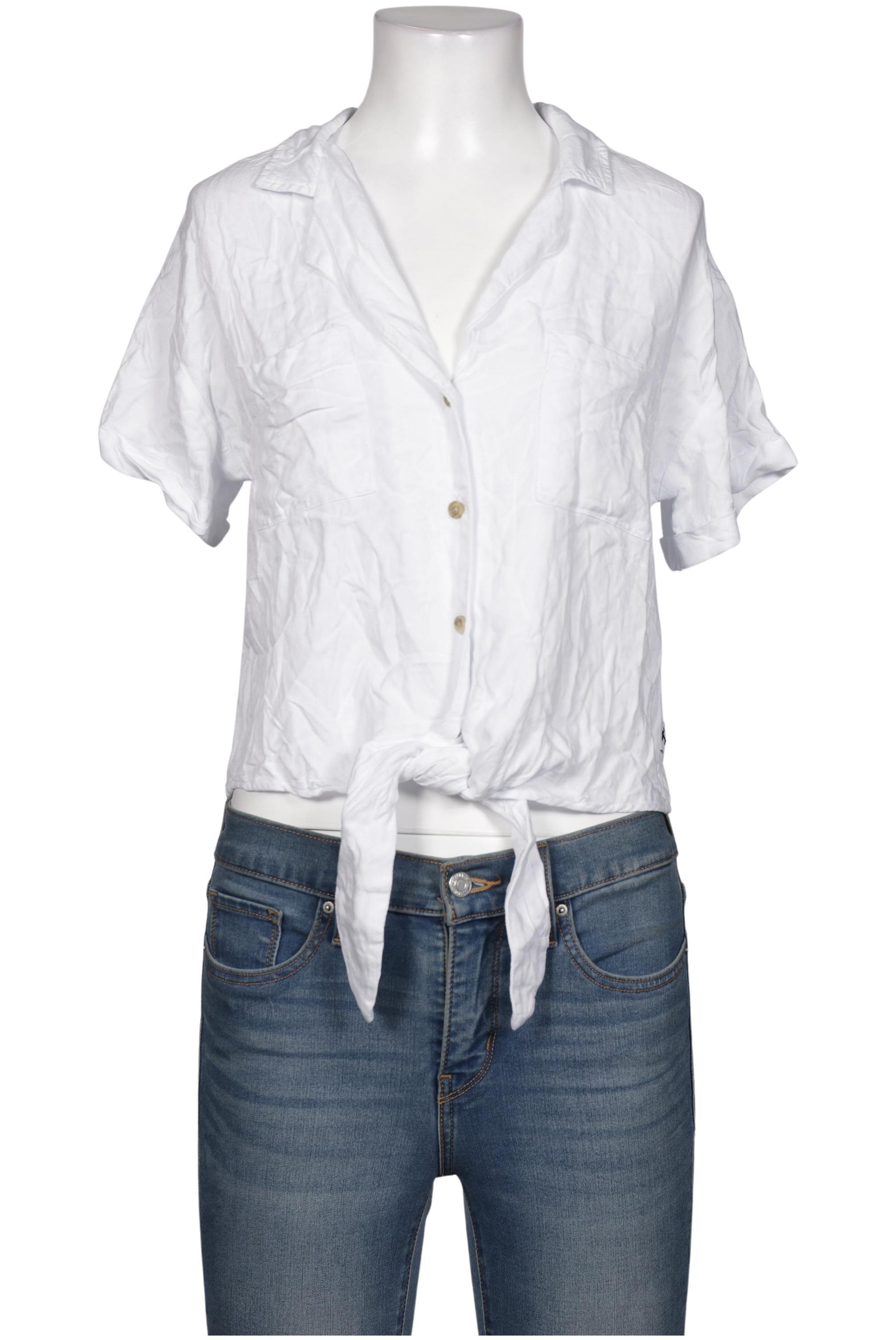 

Hollister Damen Bluse, weiß, Gr. 36