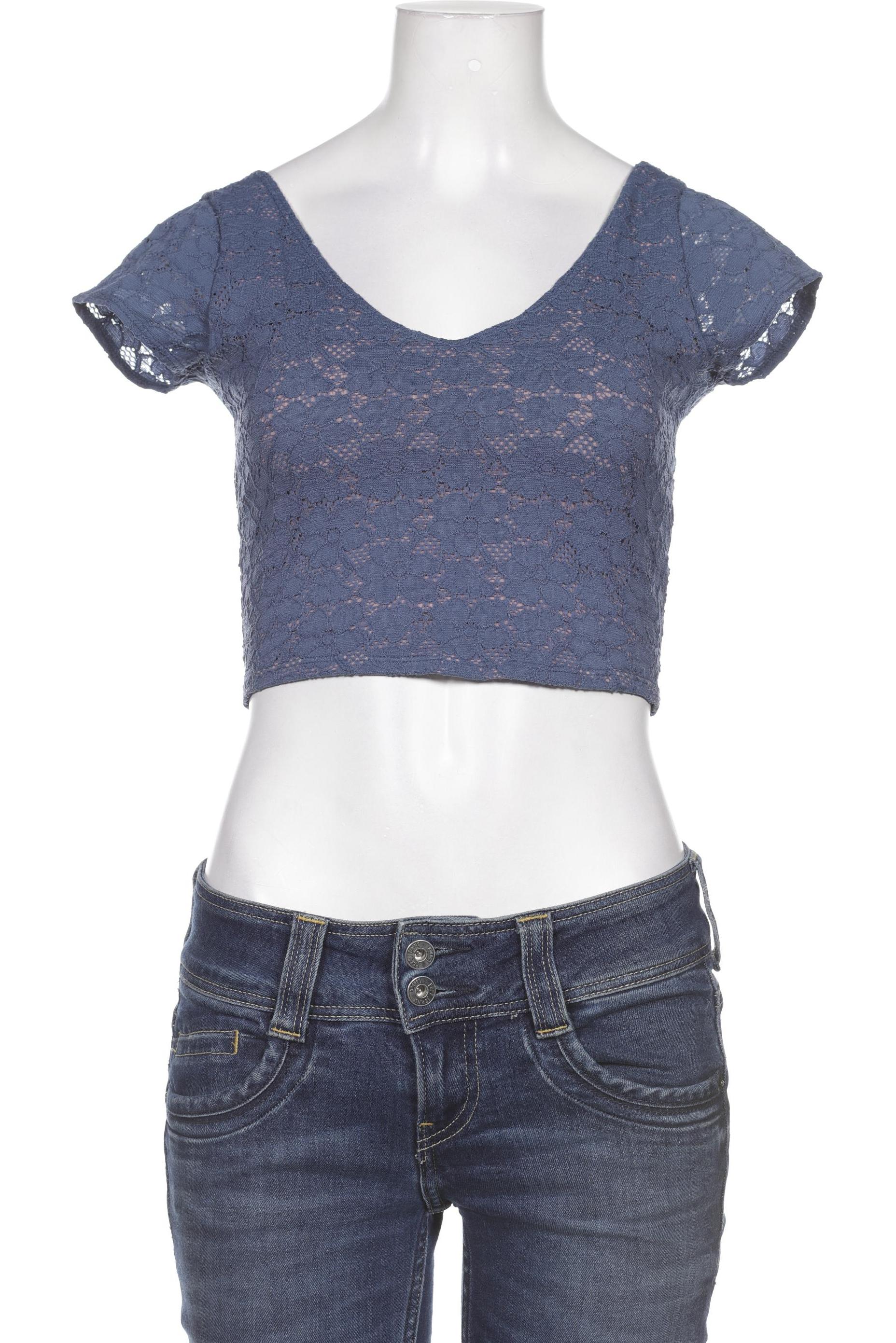 

Hollister Damen Bluse, blau, Gr. 34