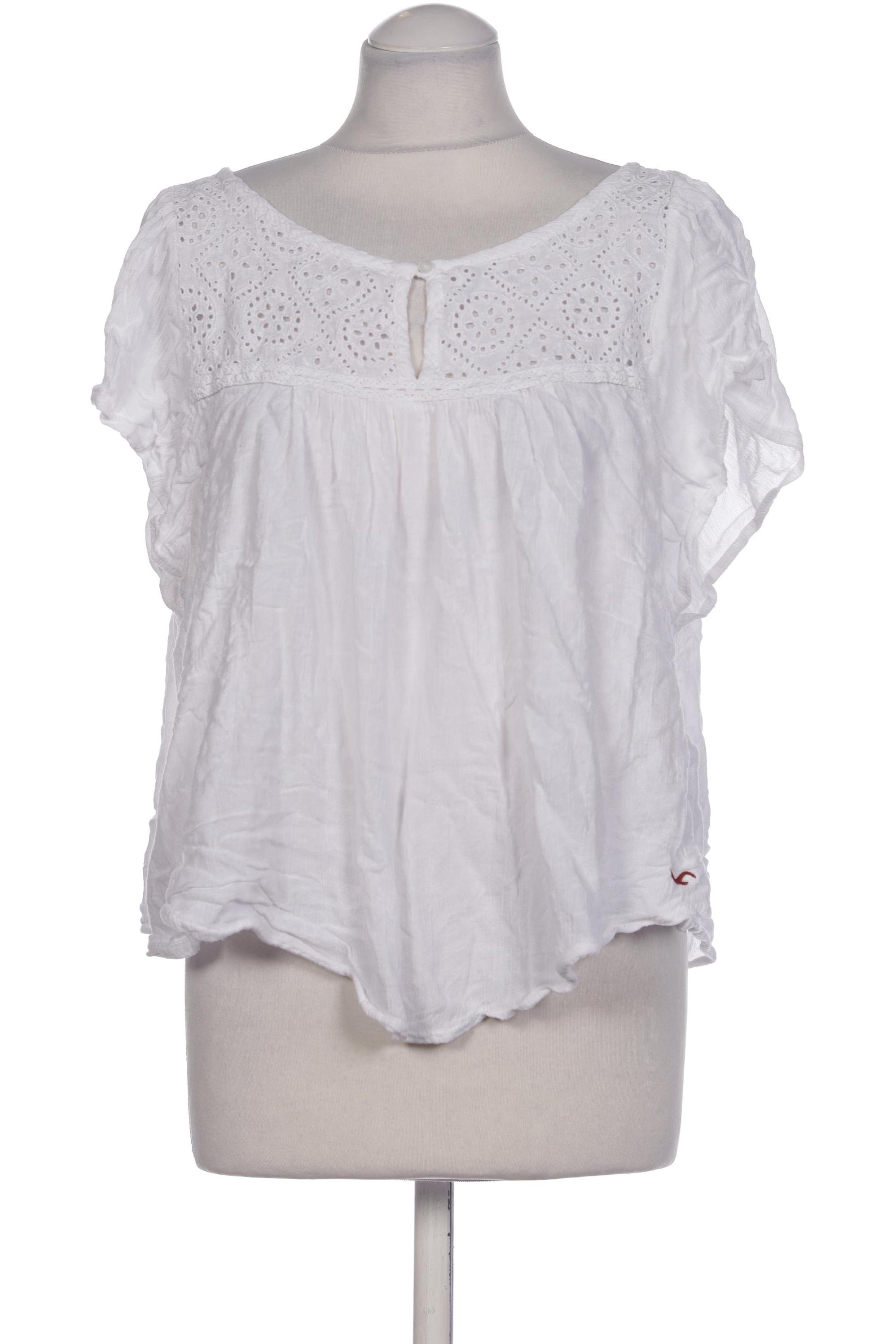 

Hollister Damen Bluse, weiß, Gr. 36
