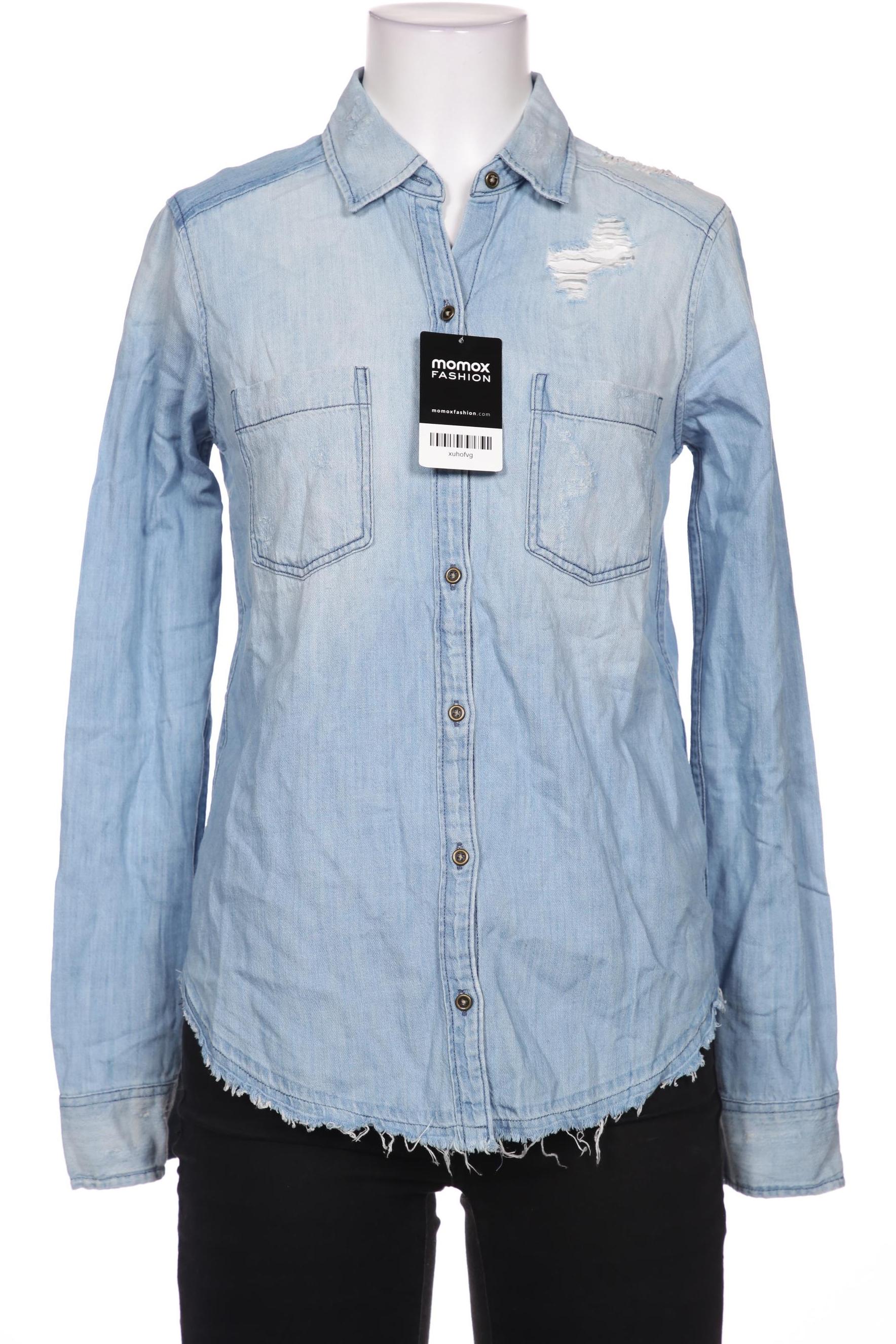 

Hollister Damen Bluse, blau, Gr. 34
