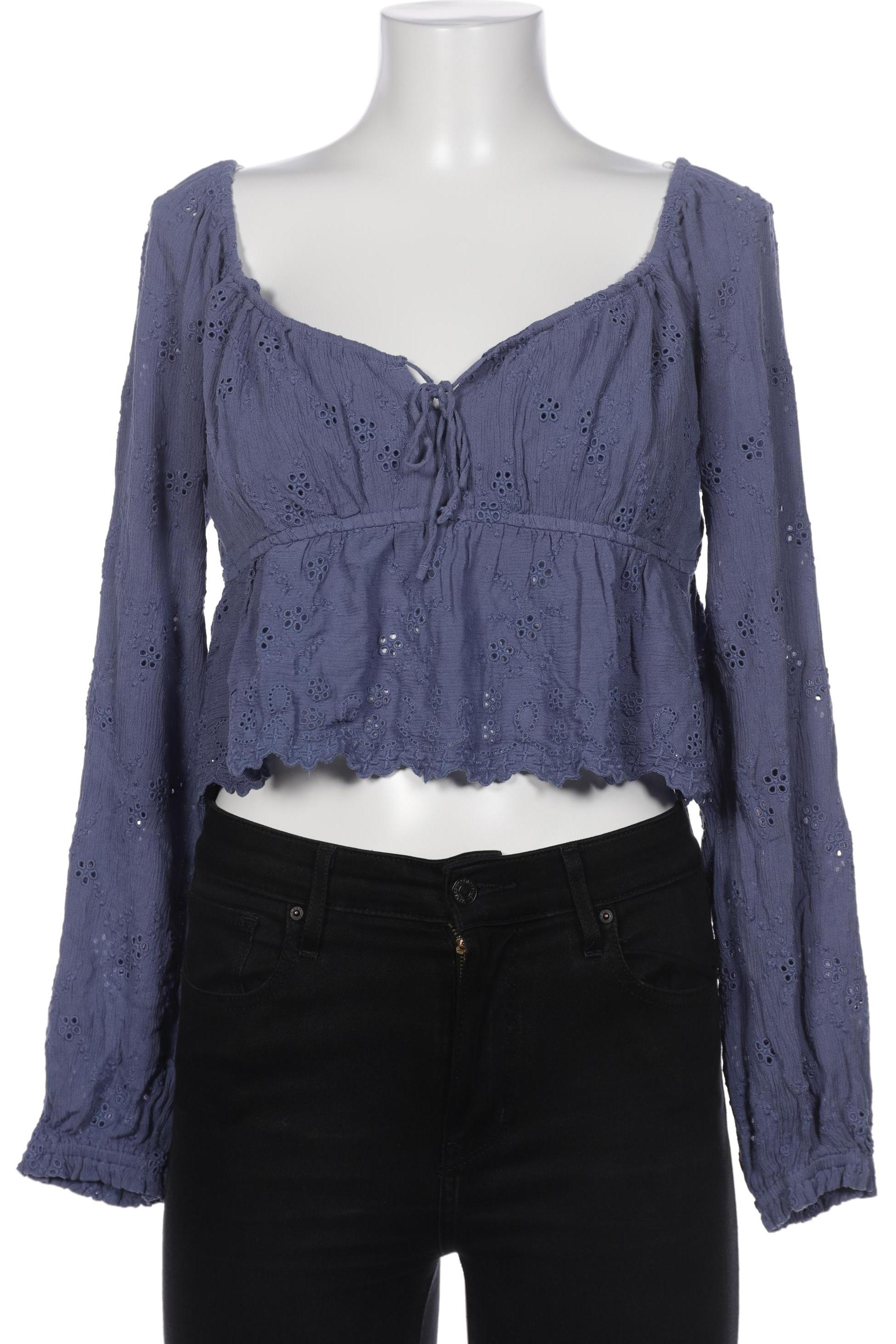 

Hollister Damen Bluse, blau, Gr. 42