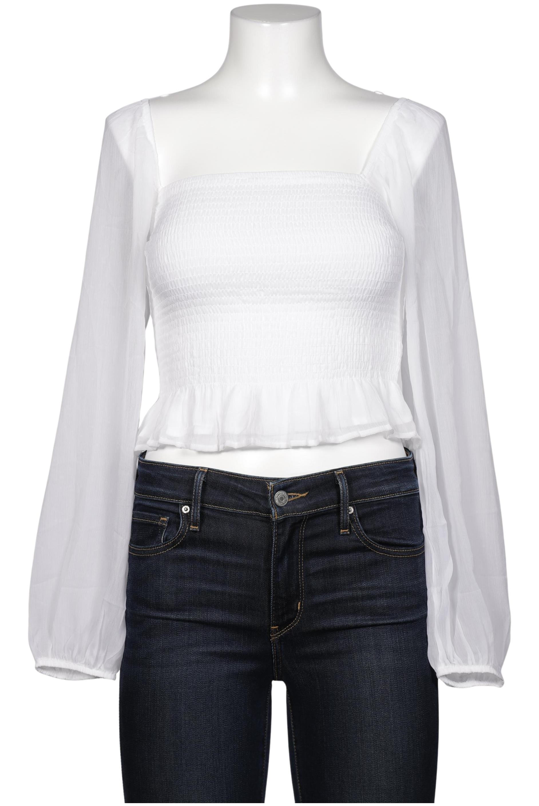 

Hollister Damen Bluse, weiß, Gr. 36