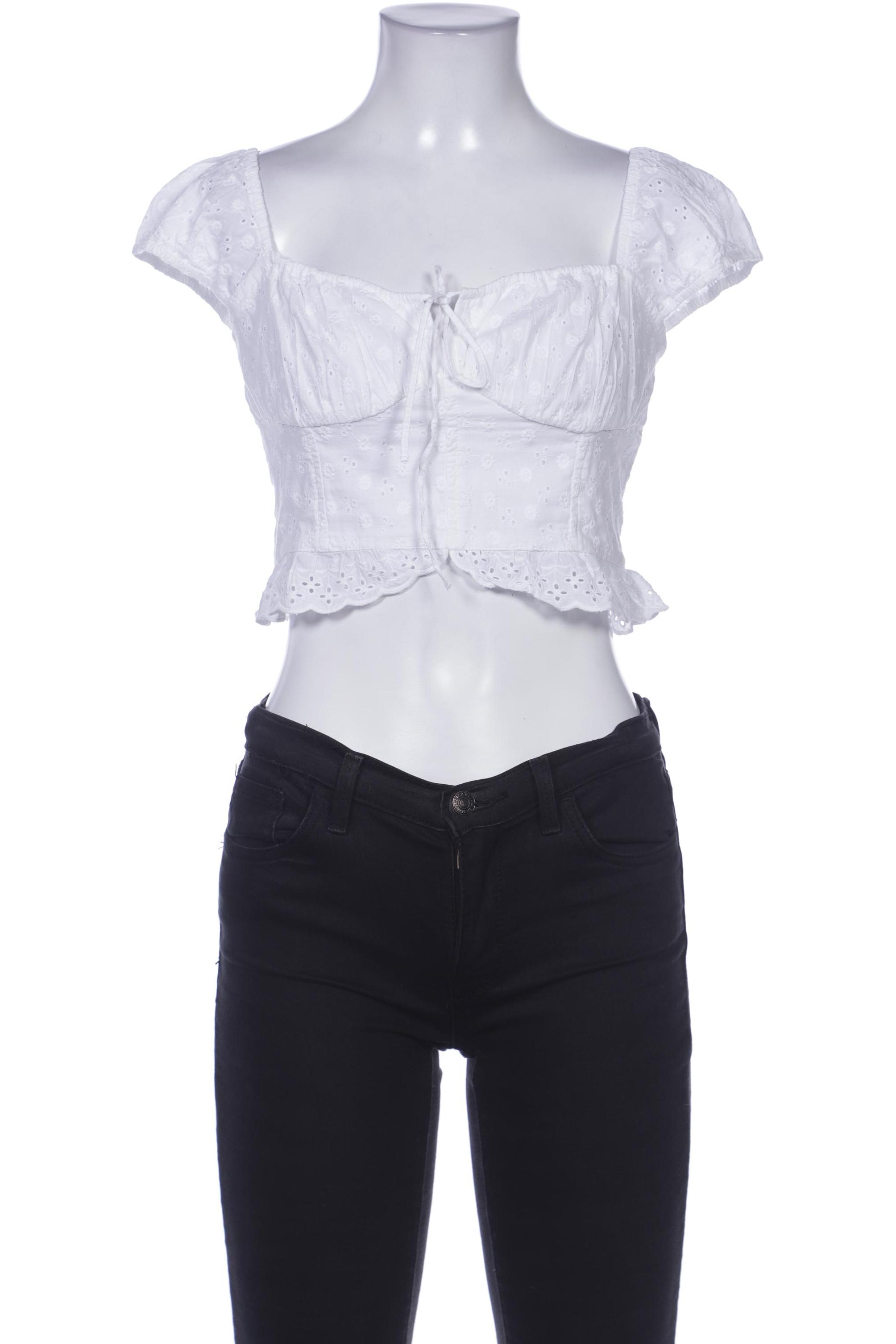 

Hollister Damen Bluse, weiß, Gr. 36