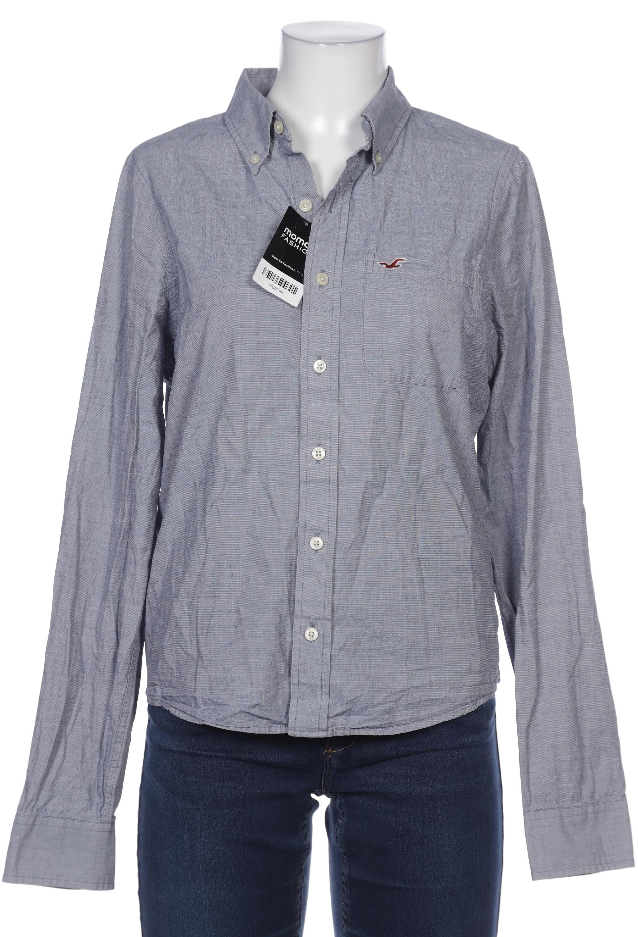 

Hollister Damen Bluse, blau, Gr. 42