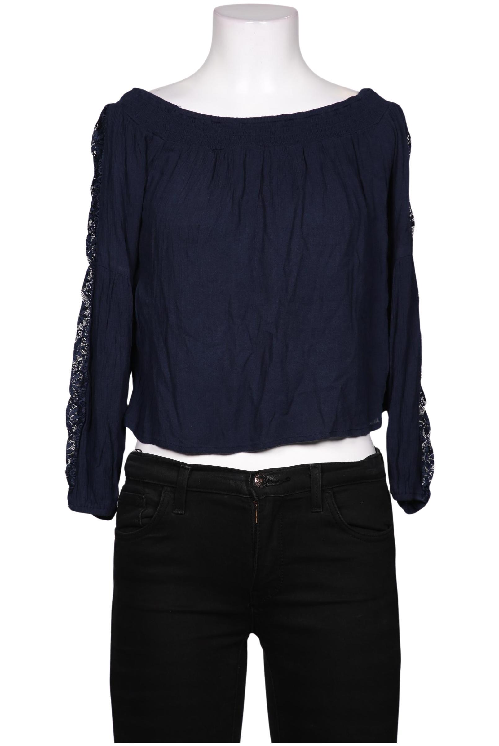 

Hollister Damen Bluse, marineblau, Gr. 36