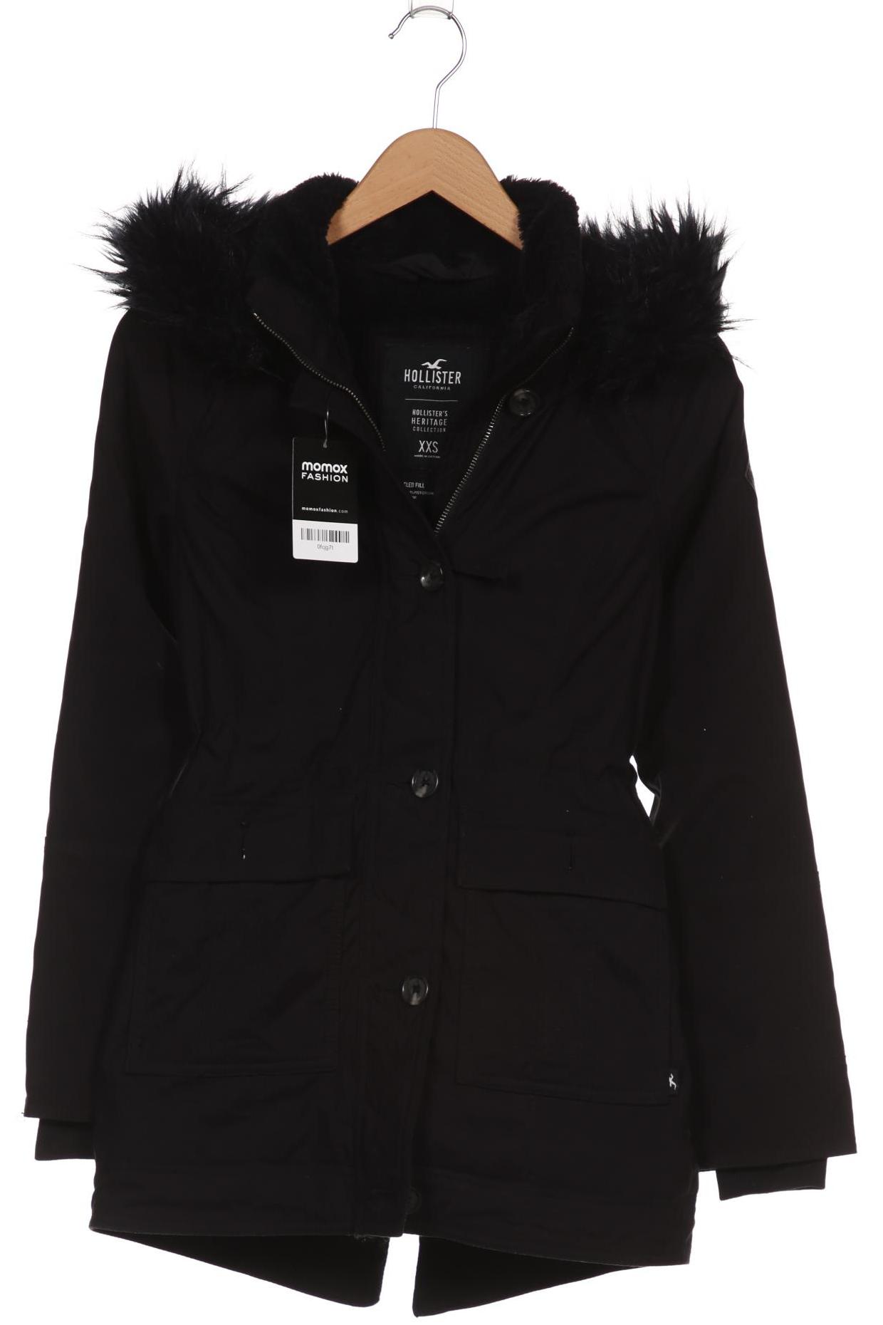 

Hollister Damen Jacke, schwarz