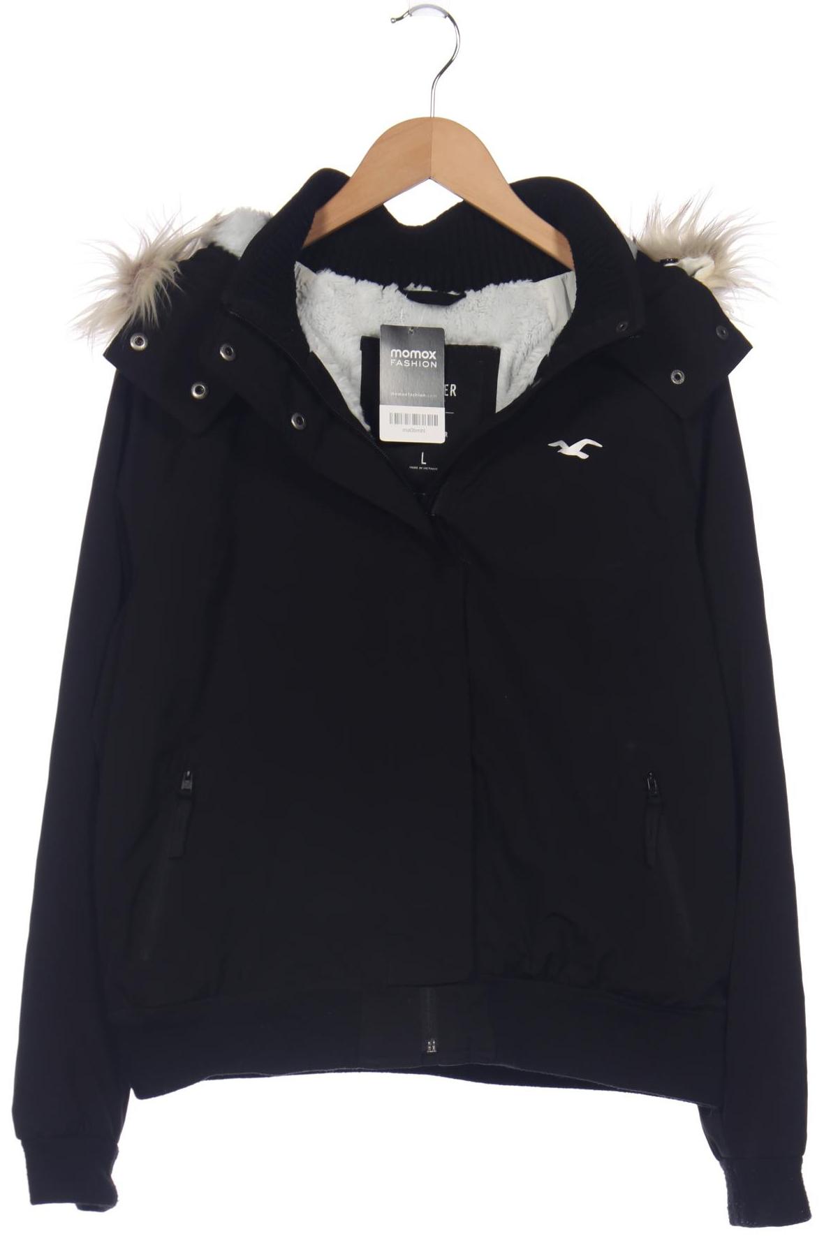 

Hollister Damen Jacke, schwarz