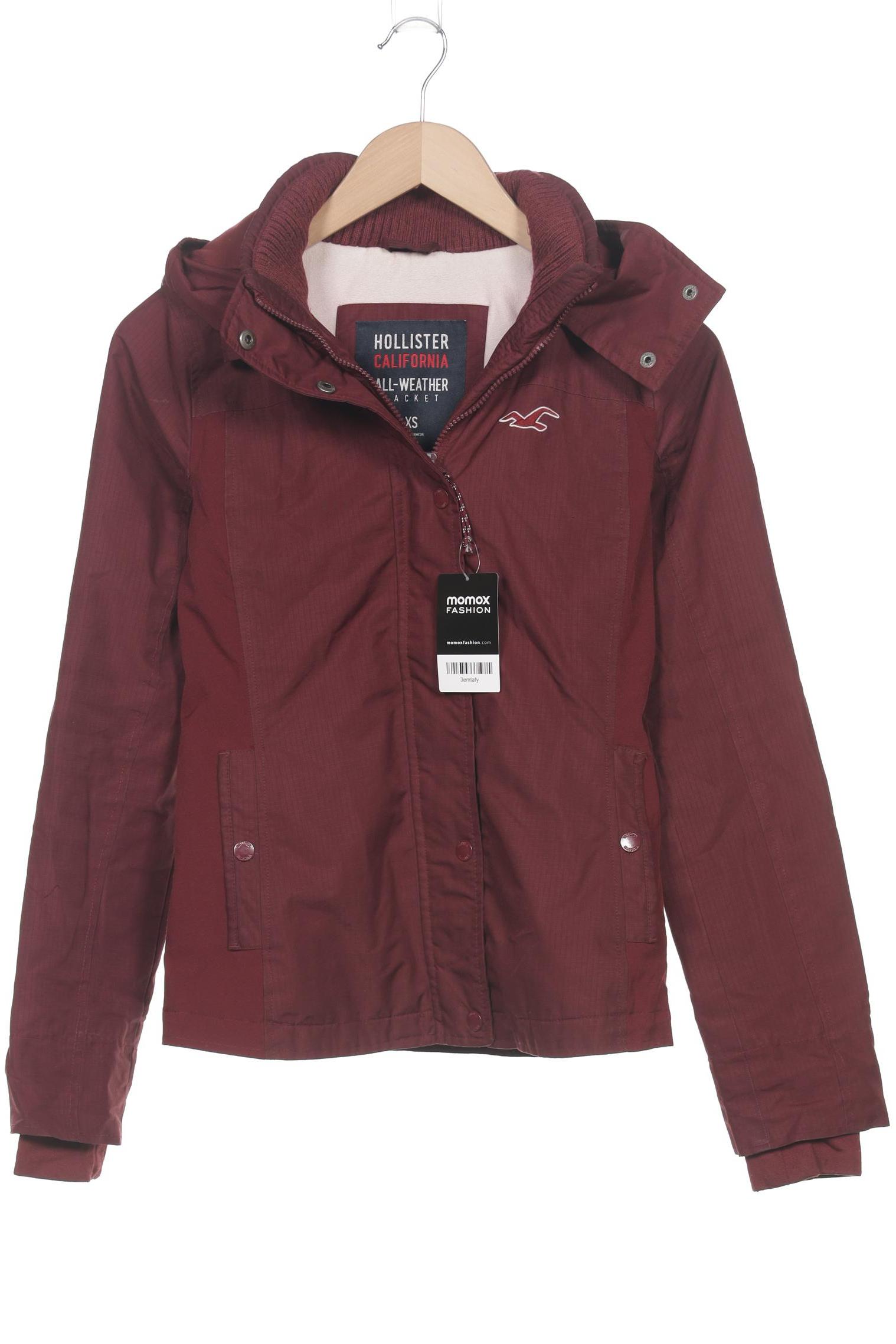 

Hollister Damen Jacke, bordeaux, Gr. 34