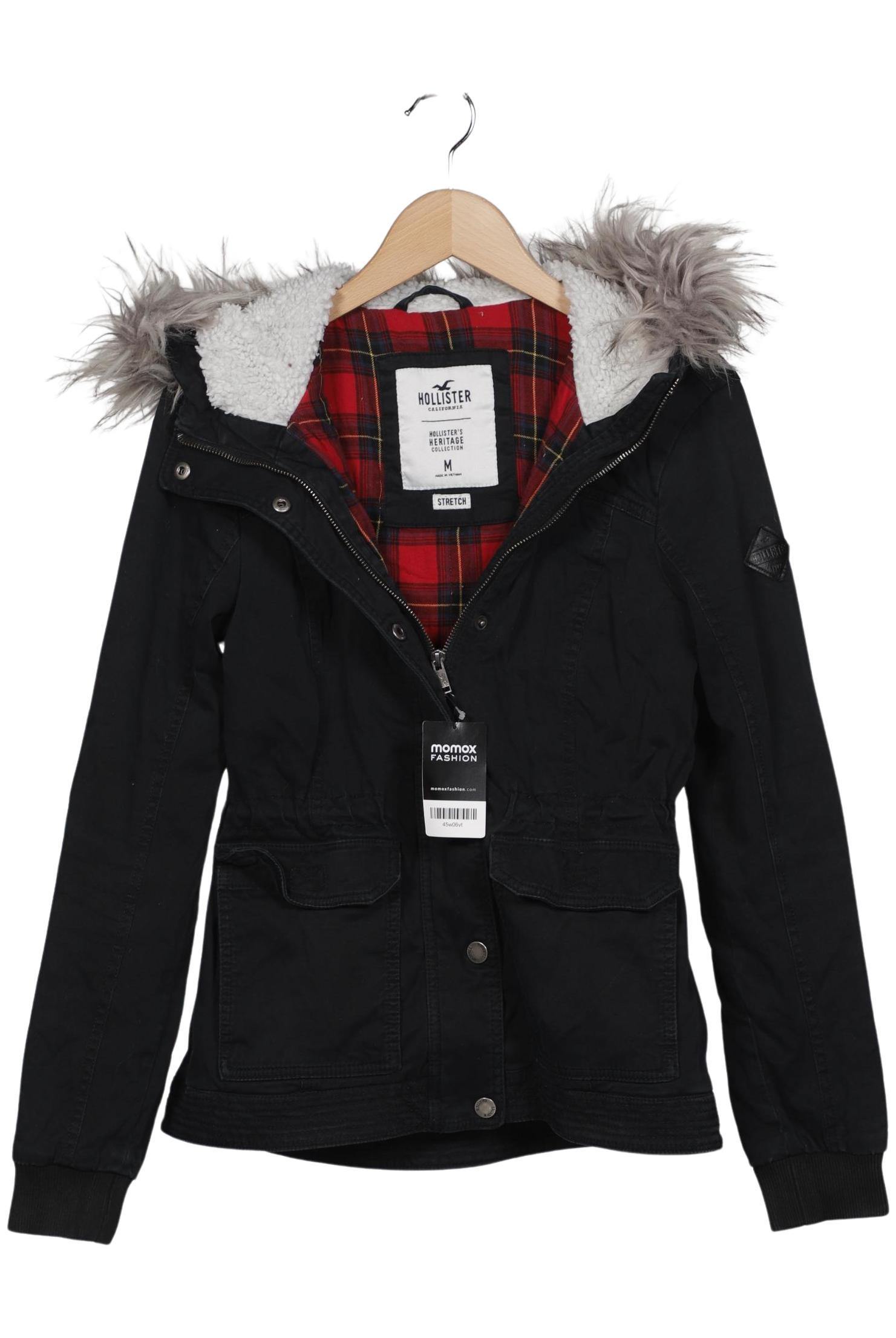 

Hollister Damen Jacke, schwarz, Gr. 38