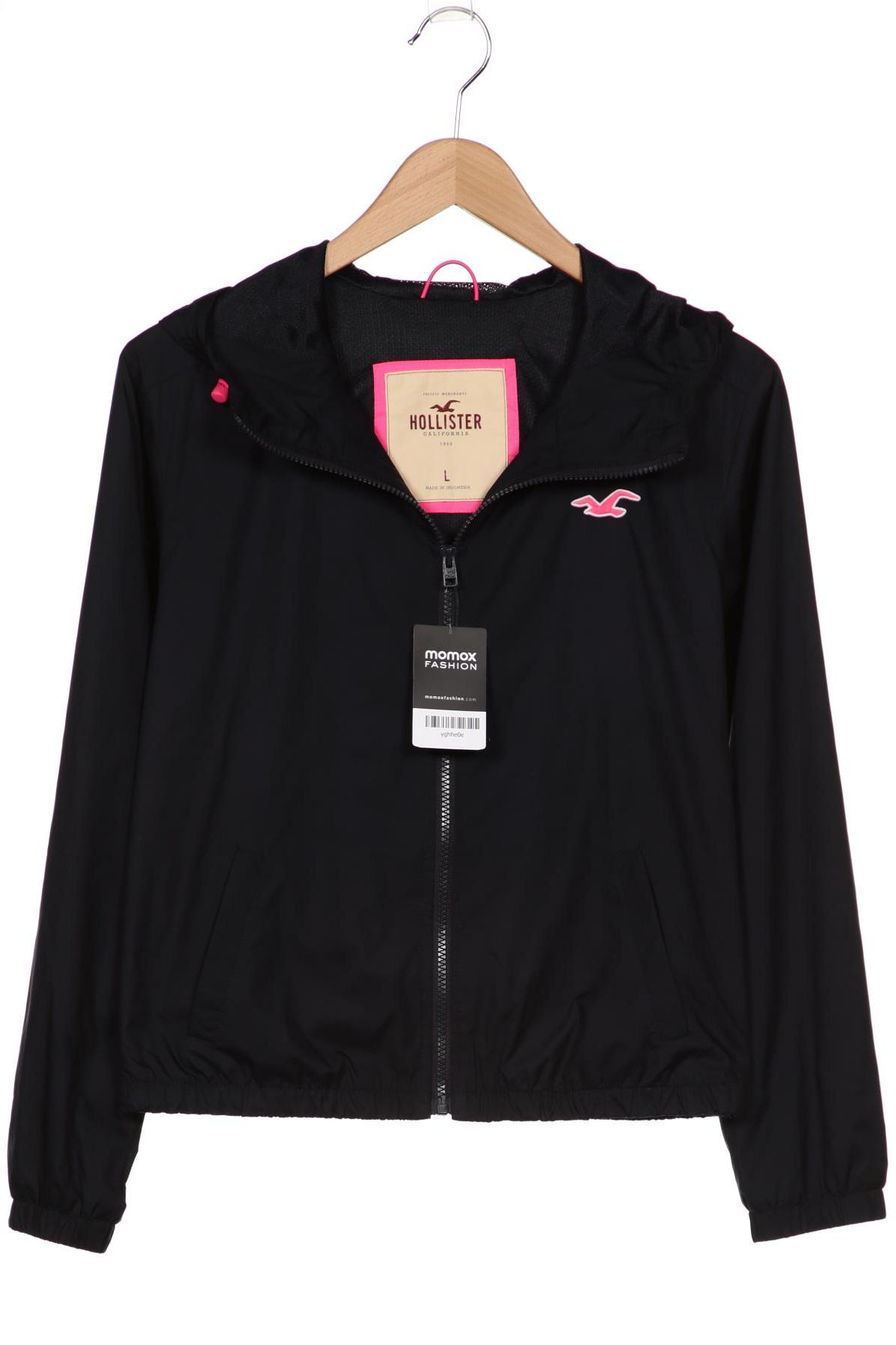 

Hollister Damen Jacke, schwarz