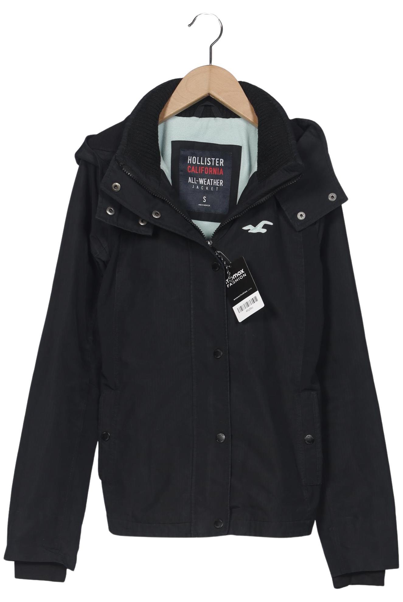 

Hollister Damen Jacke, schwarz, Gr. 36