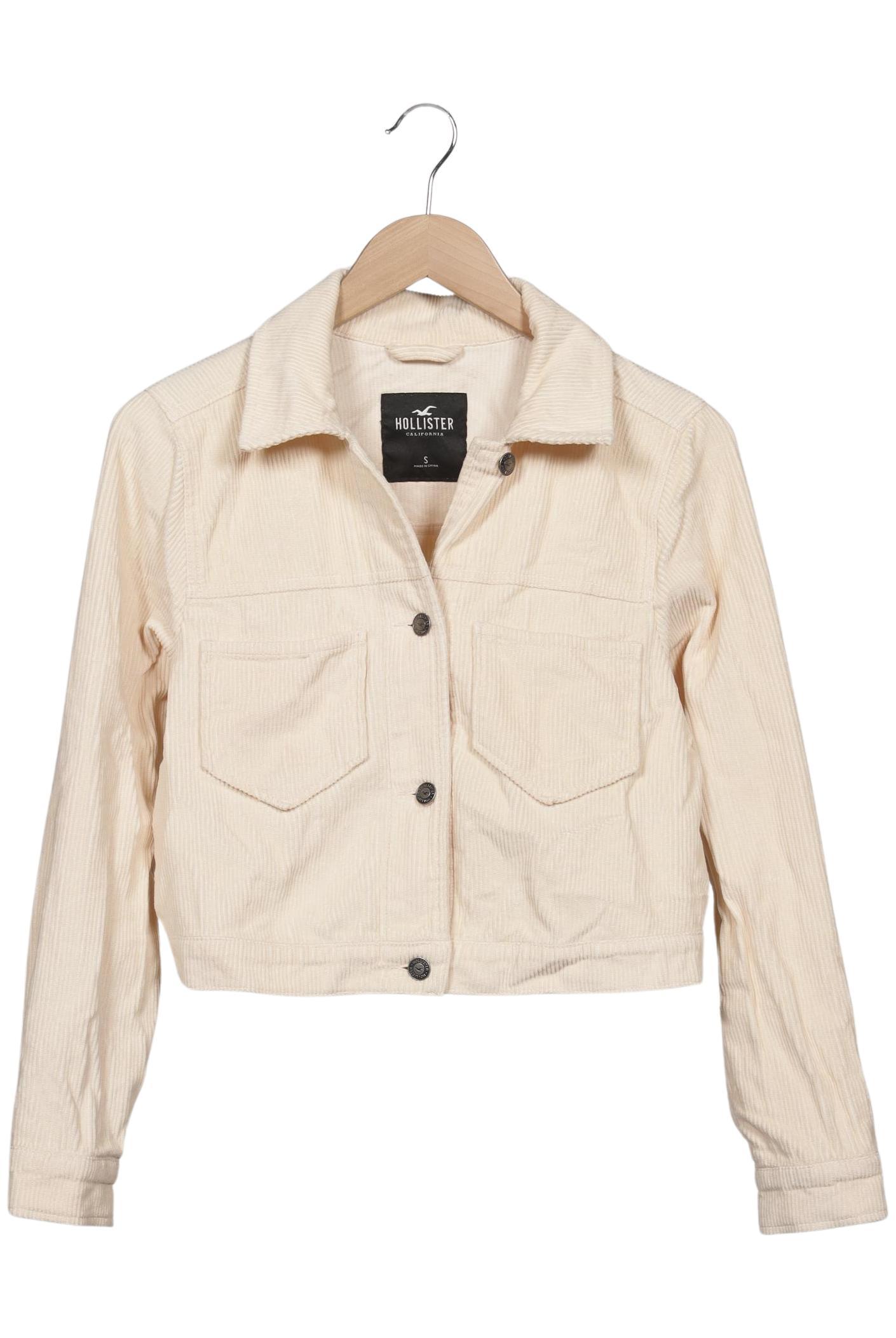

Hollister Damen Jacke, cremeweiß, Gr. 36