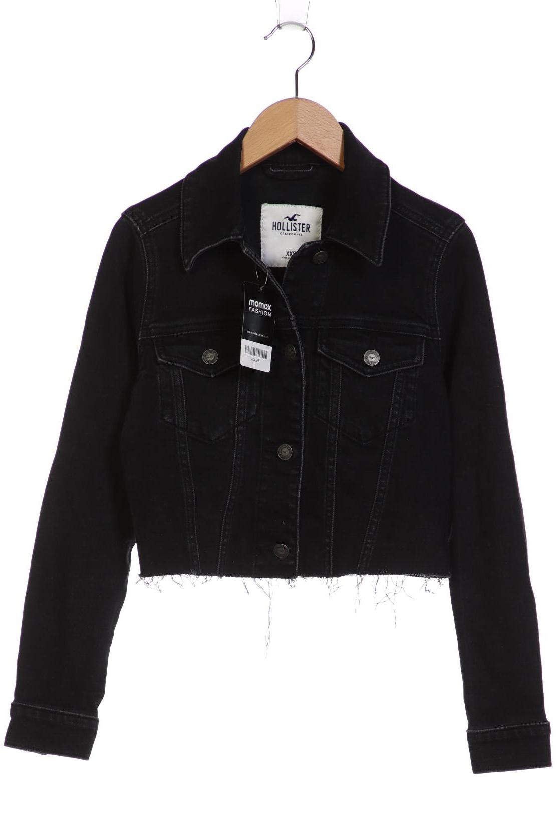 

Hollister Damen Jacke, schwarz, Gr. 34