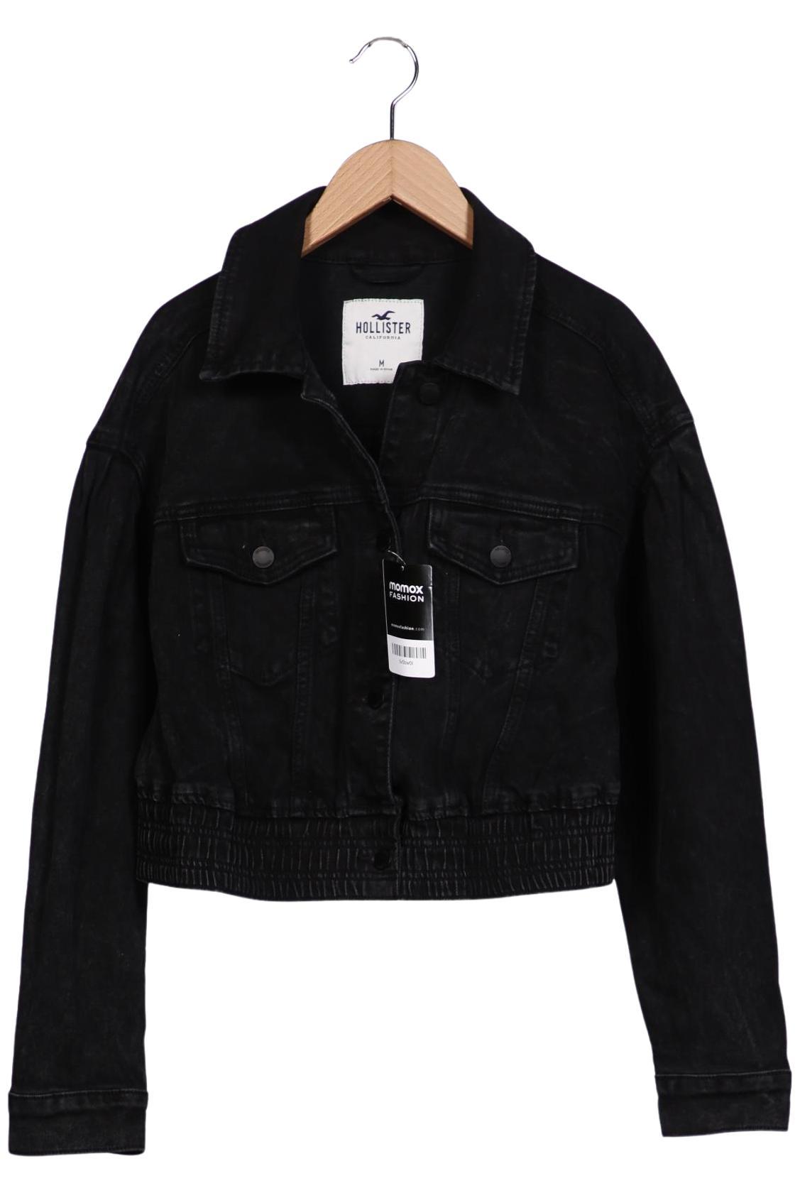 

Hollister Damen Jacke, schwarz, Gr. 38
