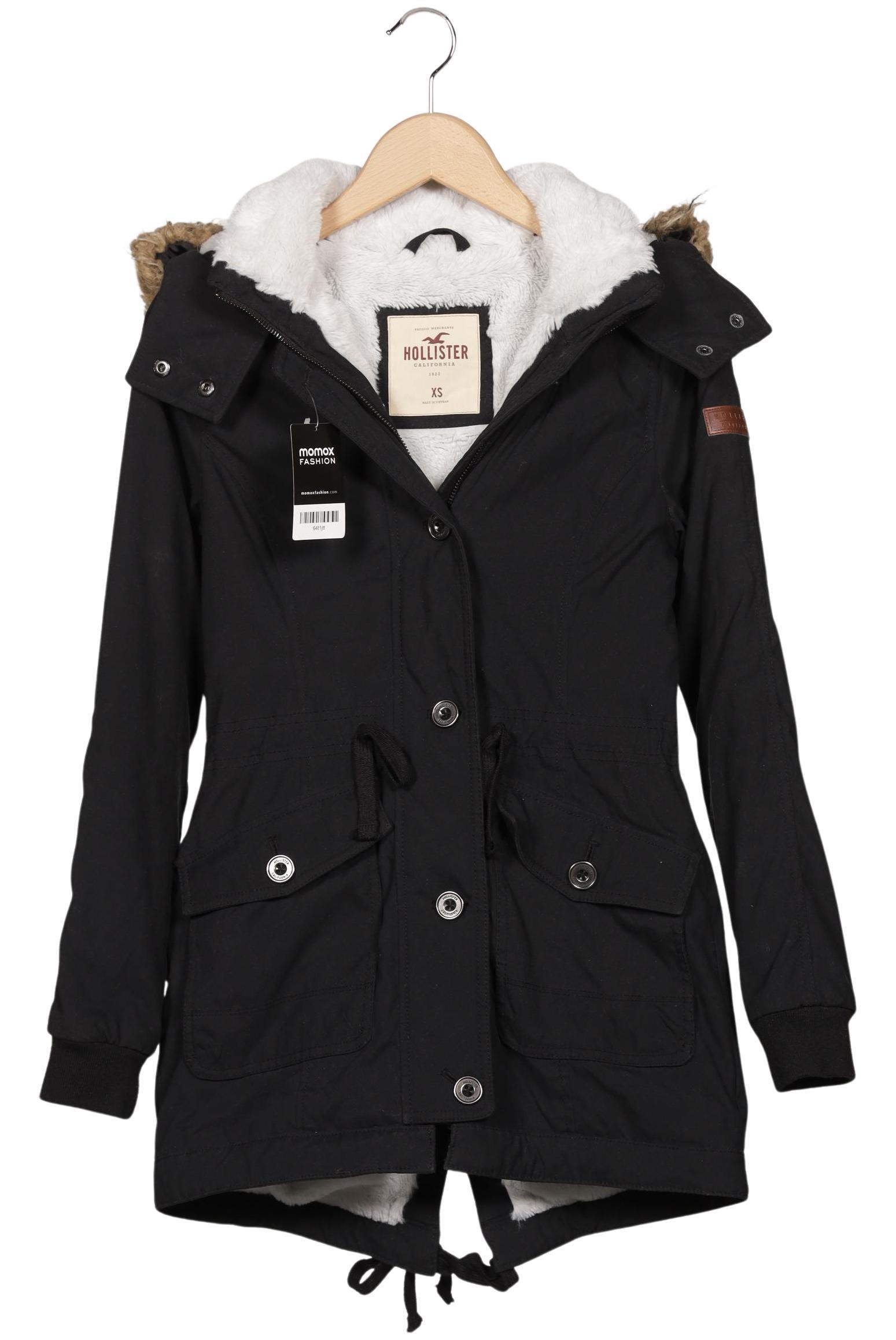 

Hollister Damen Jacke, schwarz, Gr. 34